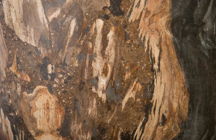 Приставной столик Phillips Collection Petrified Wood Drum Side Table — фото 4