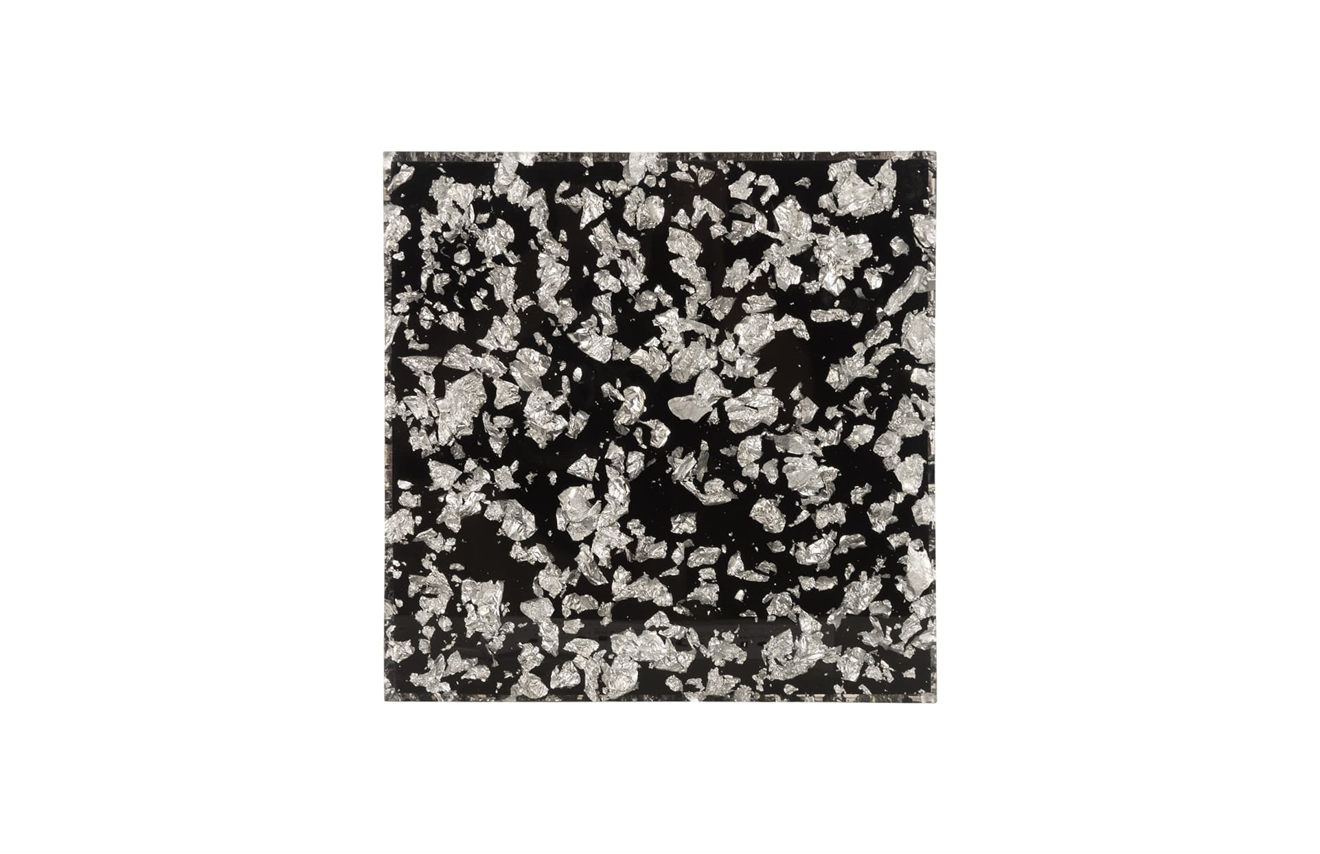Приставной столик Phillips Collection Captured Silver Flake, Side Table with SS Base — фото 2