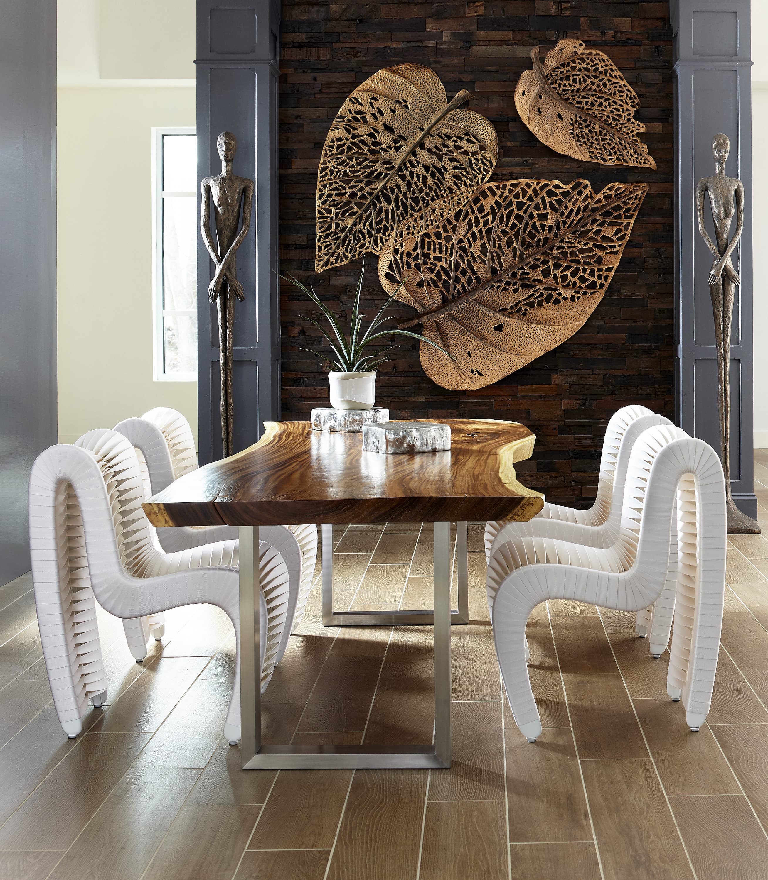 Декоративный настенный элемент Phillips Collection Birch Leaf Wall Art, Copper, SM — фото 4