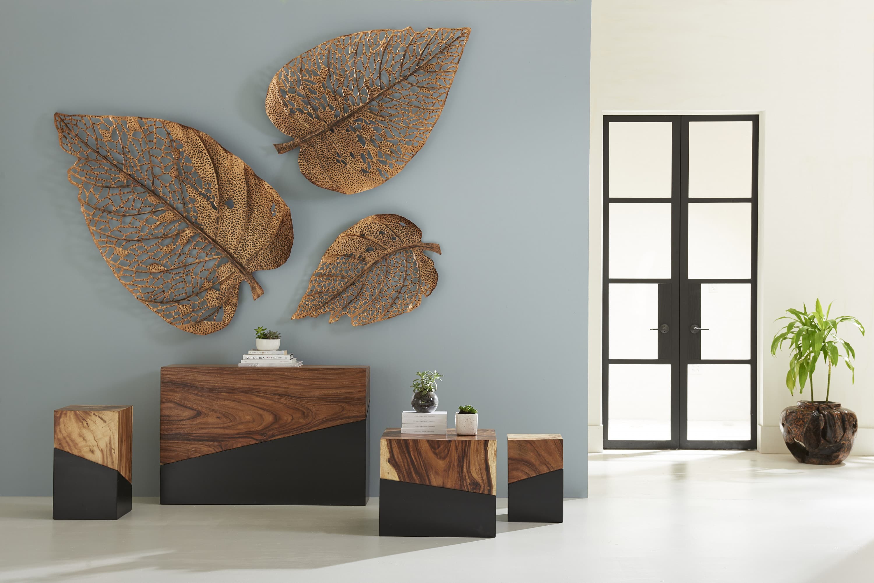 Декоративный настенный элемент Phillips Collection Birch Leaf Wall Art, Copper, SM — фото 5