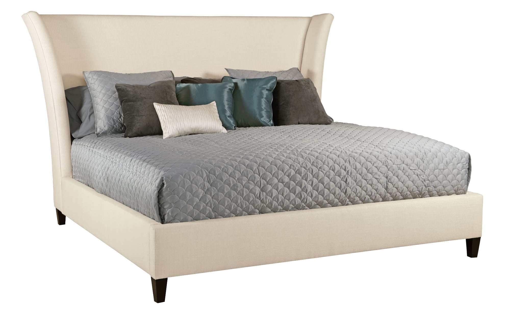 Двуспальная кровать Bernhardt Sienna Flare Upholstered Bed — фото 2
