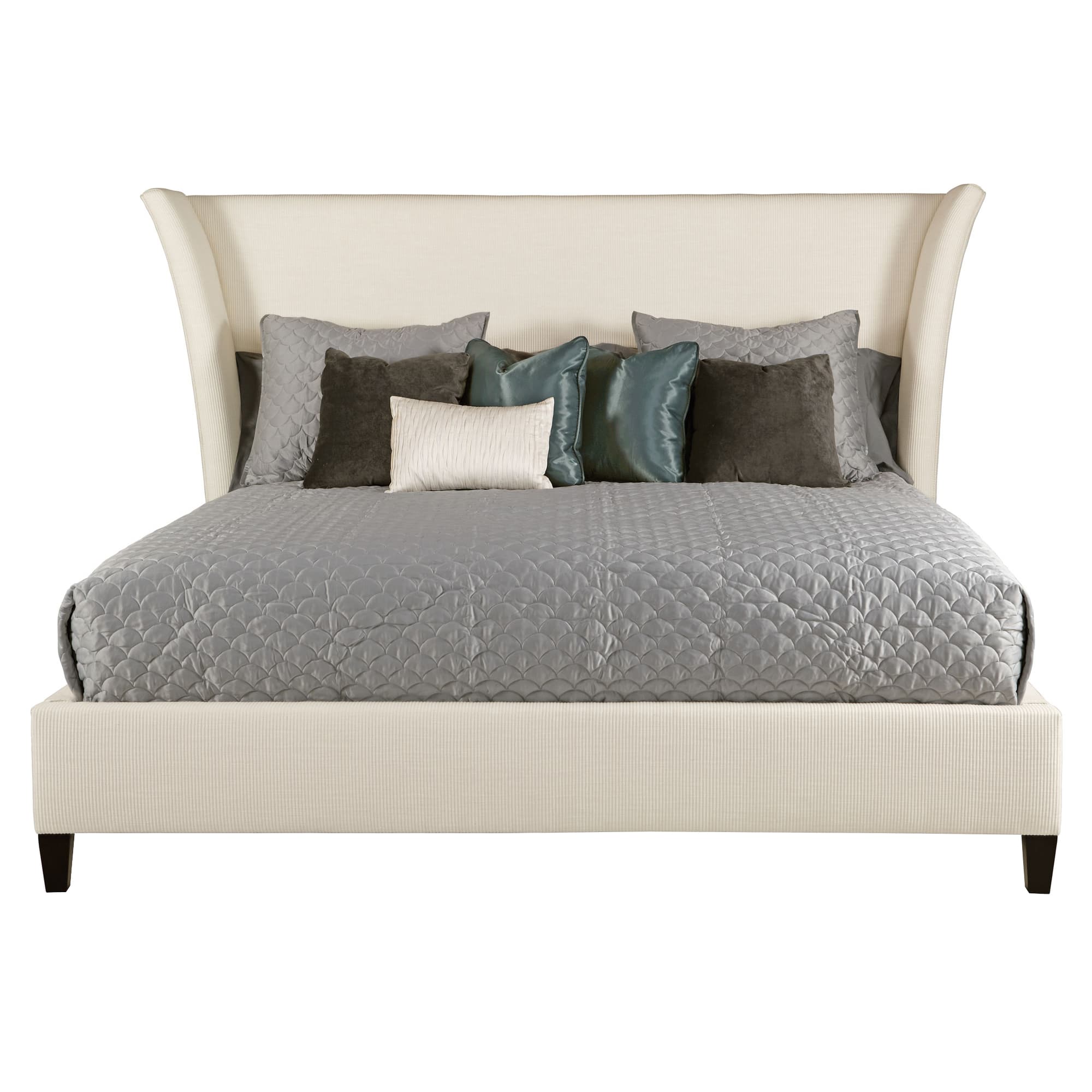 Двуспальная кровать Bernhardt Sienna Flare Upholstered Bed — фото 1