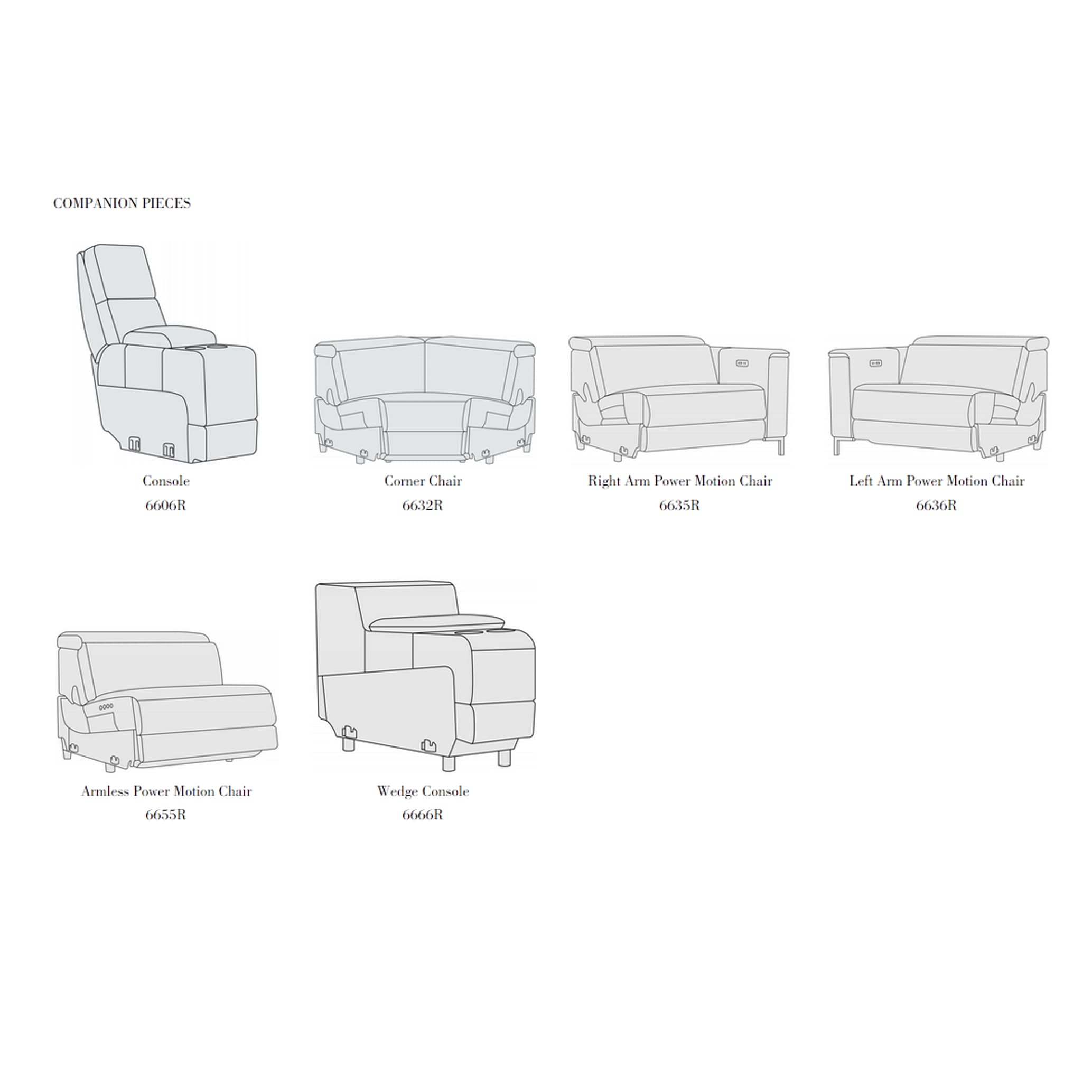 Модульный диван Bernhardt Vittorio Power Motion Sectional — фото 2