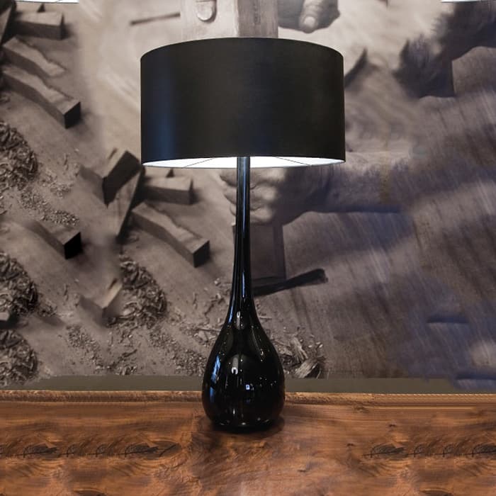 Настольная лампа Hudson Furniture Black Drop