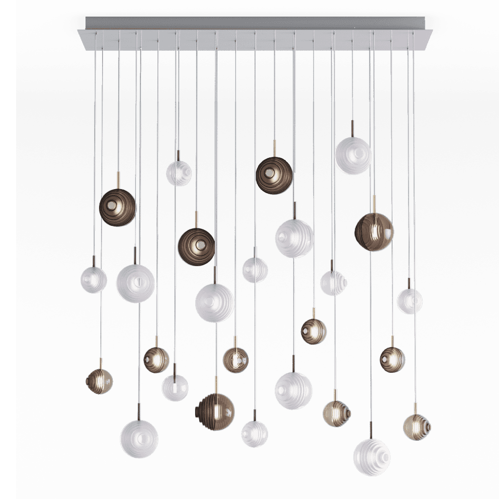 Подвесной светильник Bomma Dark & Bright Star chandelier / 26 pcs — фото 1