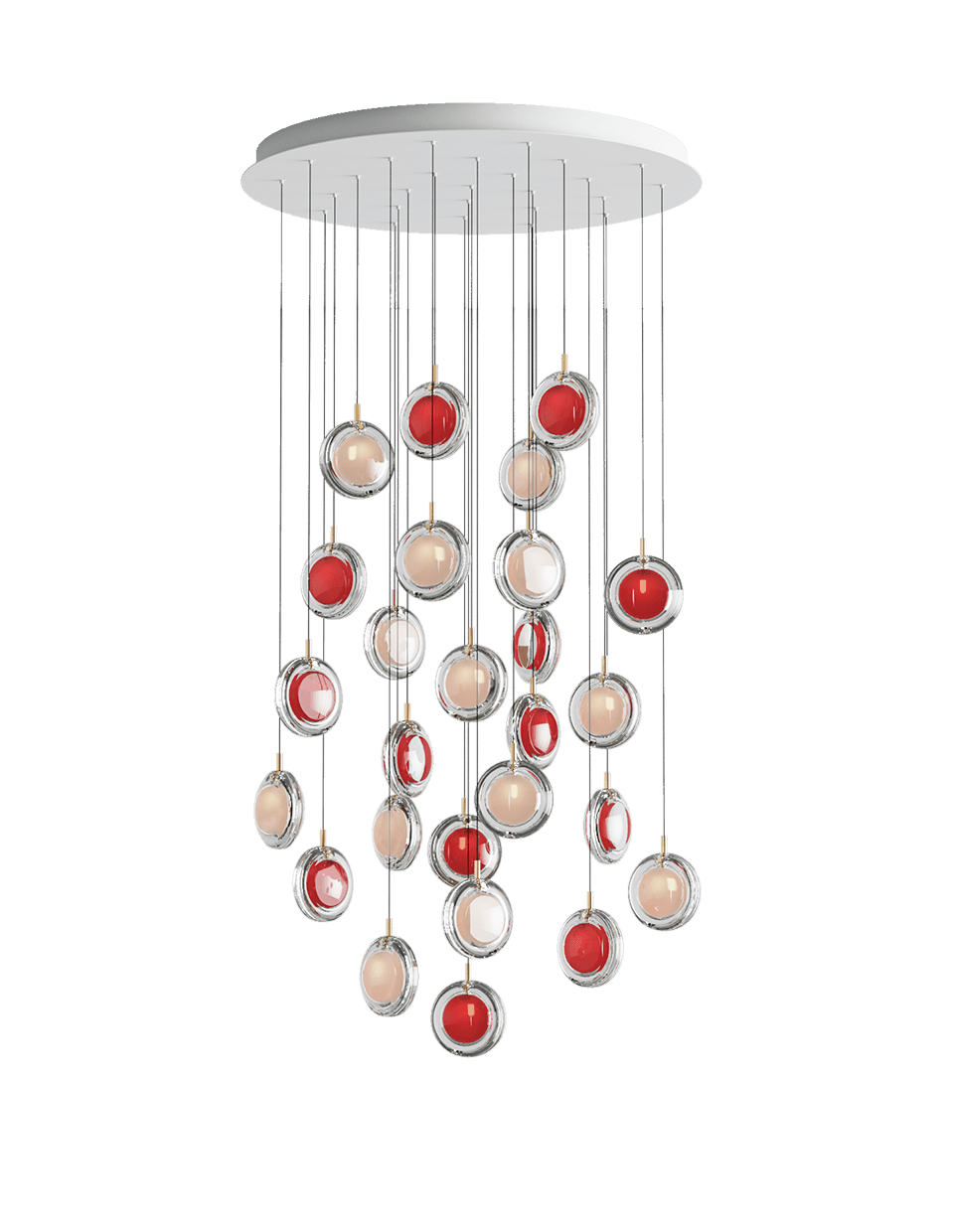 Подвесной светильник Bomma Lens chandelier / 3 pcs — фото 9