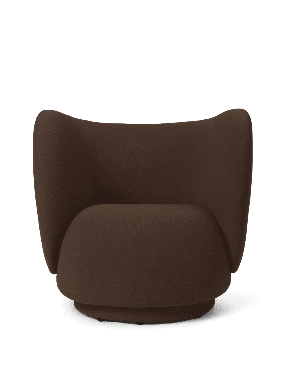 Ferm Living Rico Lounge Chair - Grain - Chocolate — фото 2