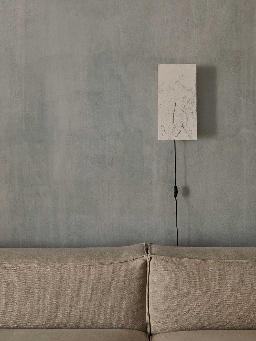 Ferm Living Argilla Wall Lamp - Rectangular - Marble White — фото 3