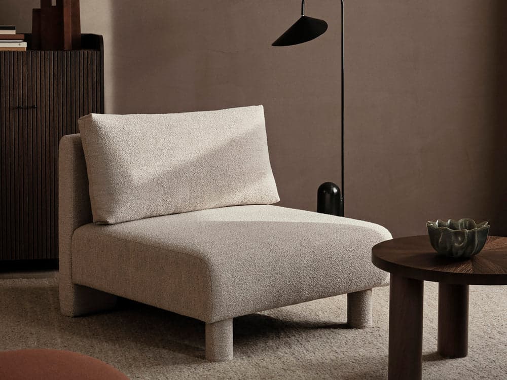 Ferm Living Dase Sofa Center - Soft Bouclé - Natural — фото 3