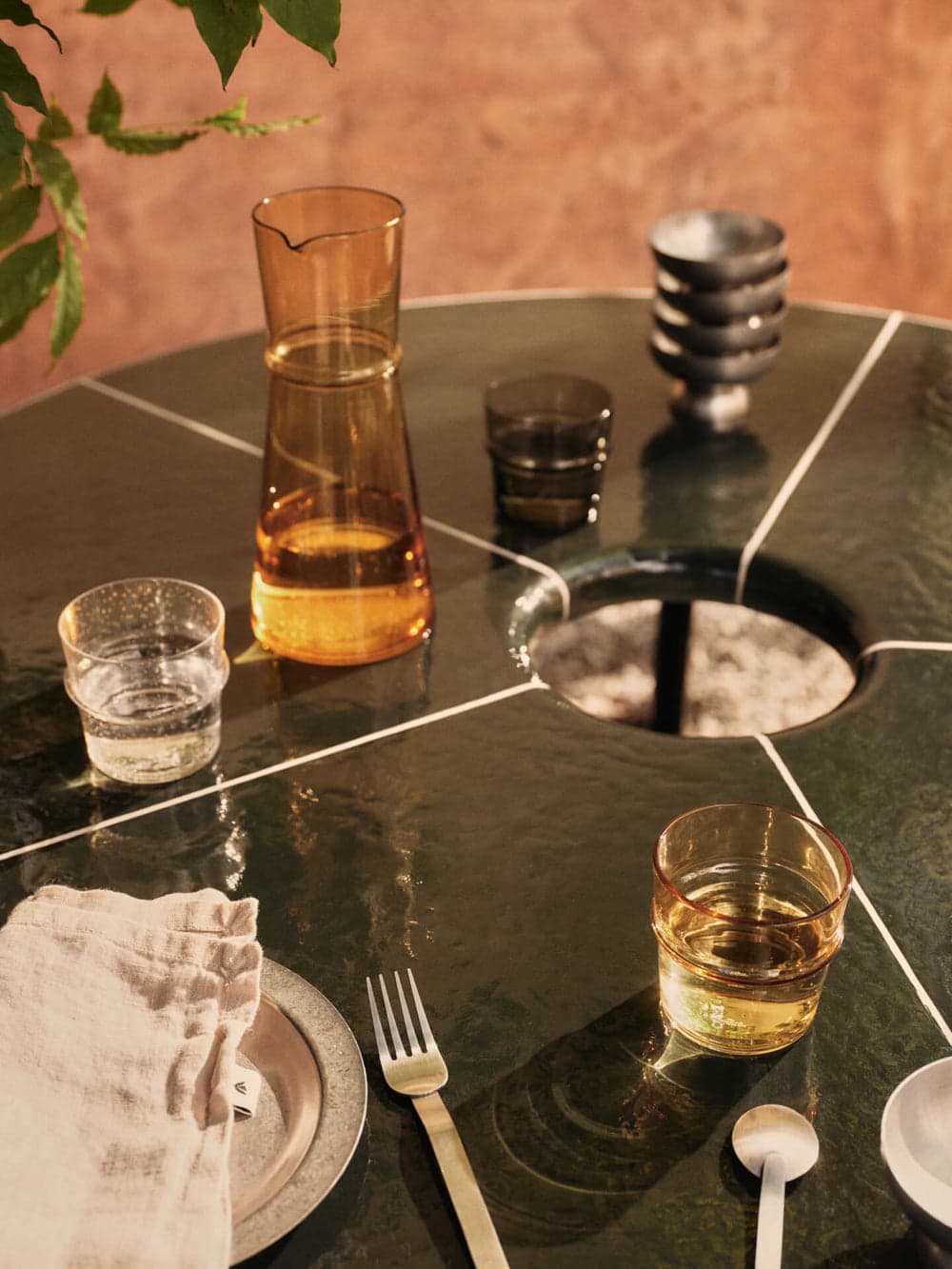 Ferm Living Deya Dining Table - Dark Green — фото 4