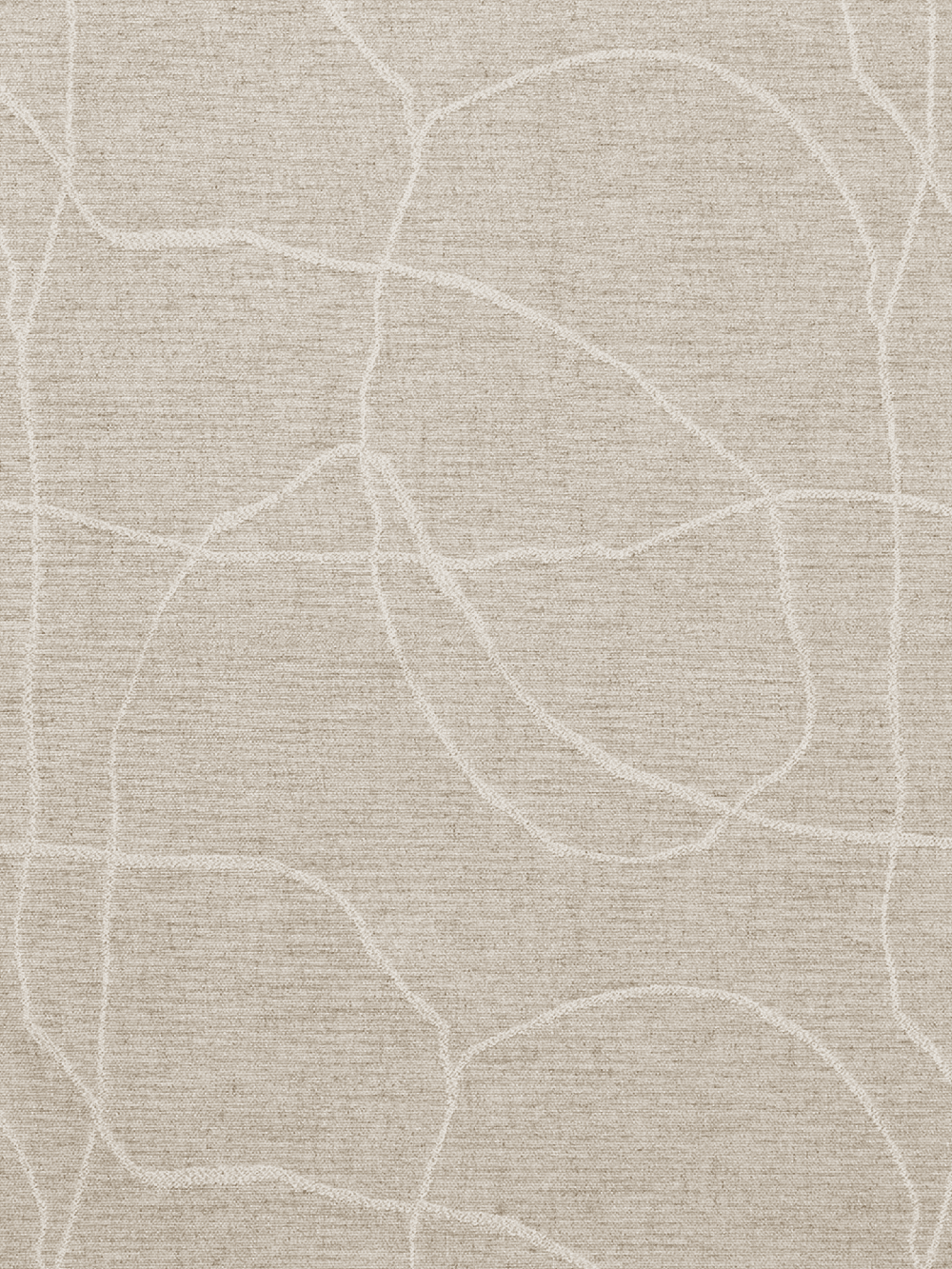 Ferm Living Rico Lounge Chair - Swivel - Can Lis - Sand/Off-White — фото 4