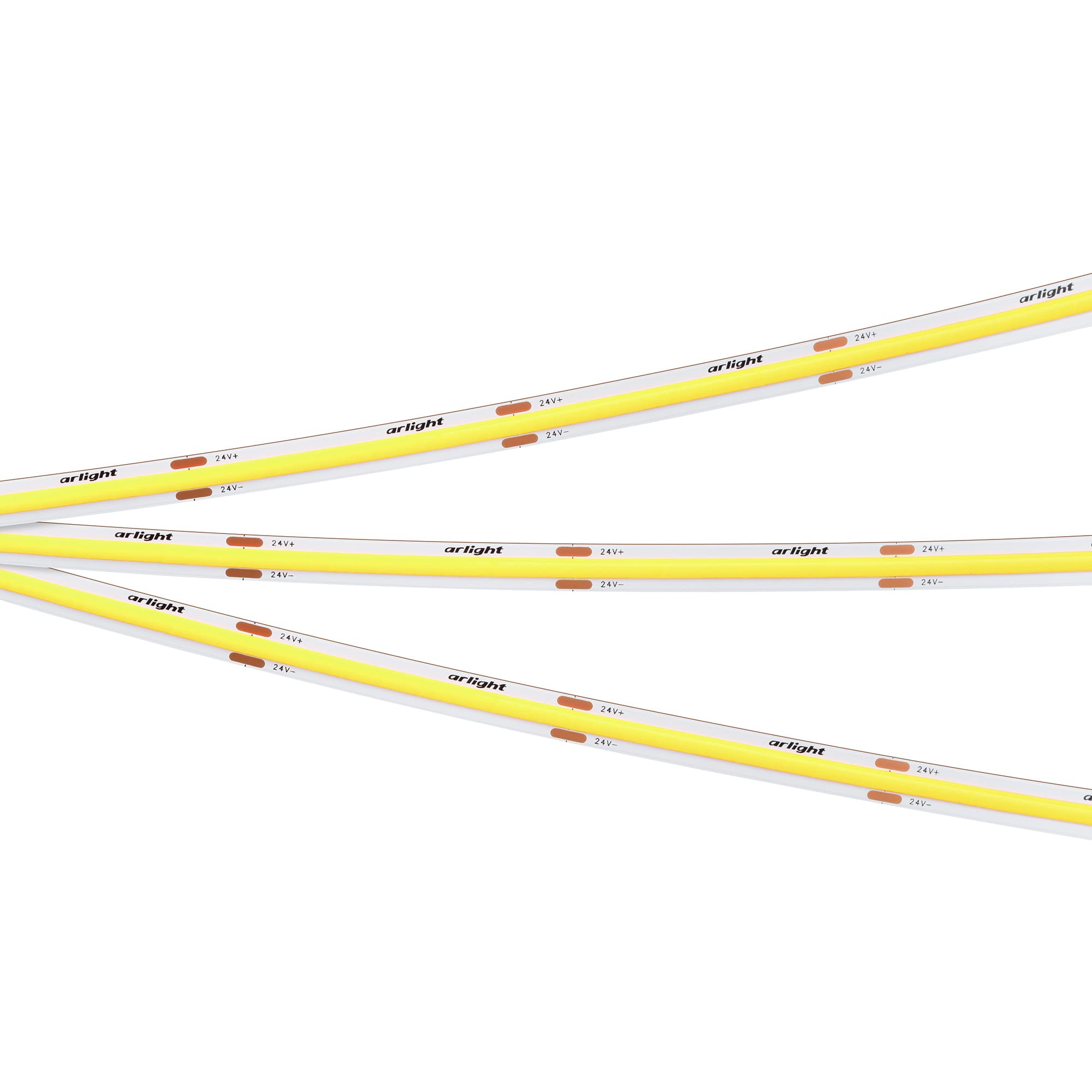 Светодиодная лента COB-X480-8mm 24V Yellow Volt (8 W/m, IP20, 5m) (Arlight, -) 047737 — фото 3