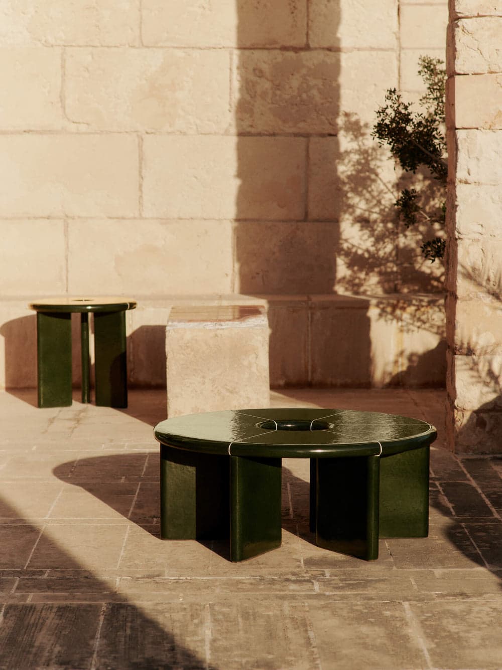 Ferm Living Deya Side Table - Dark Green — фото 5
