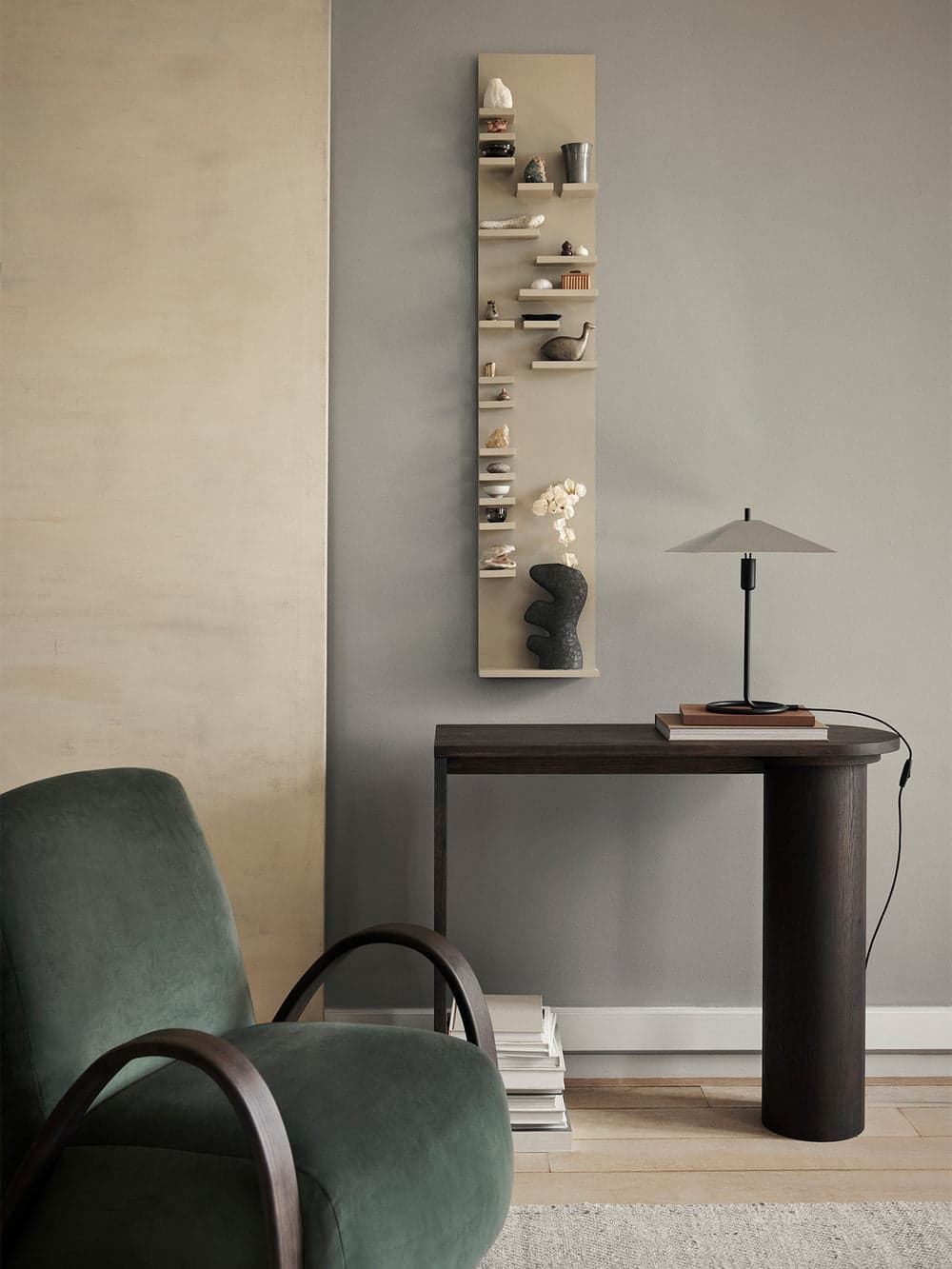 Ferm Living Pylo Console Table - Dark Stained Oak — фото 5