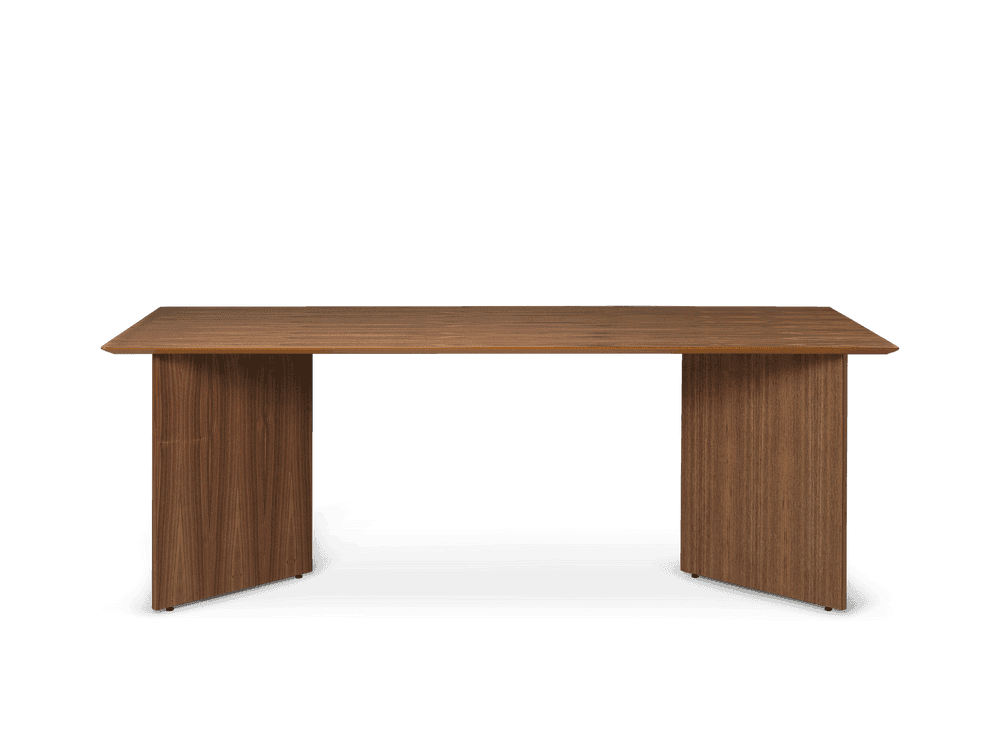 Ferm Living Mingle Table Top - Rectangular - Walnut Veneer — фото 4