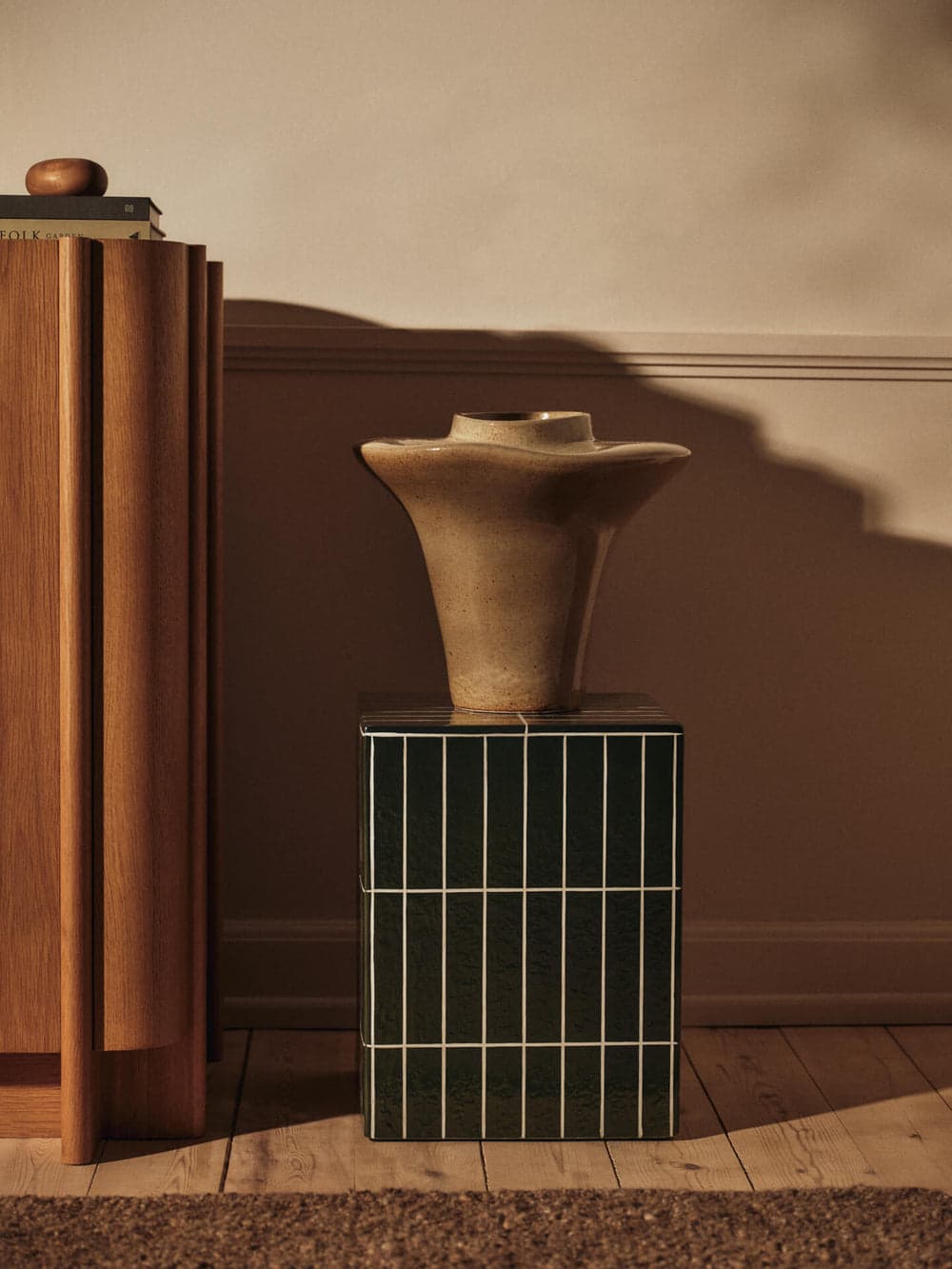 Ferm Living Pillar Side Table - Dark Green — фото 3