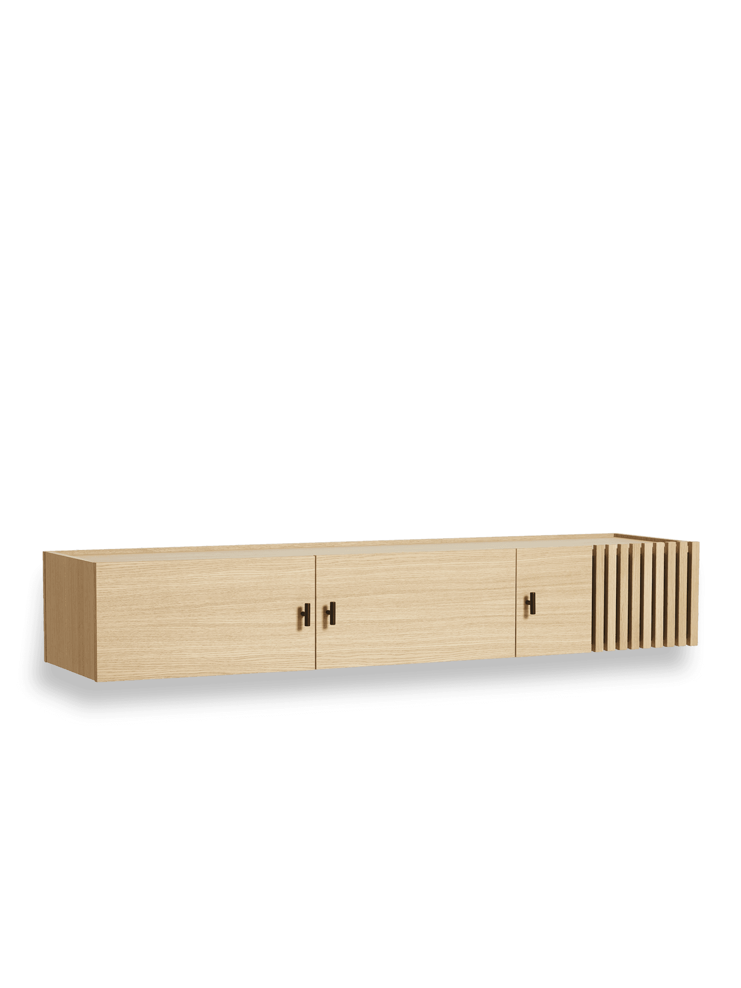 WOUD Array wall-mounted sideboard (150 cm) - White pigmented oak — фото 2