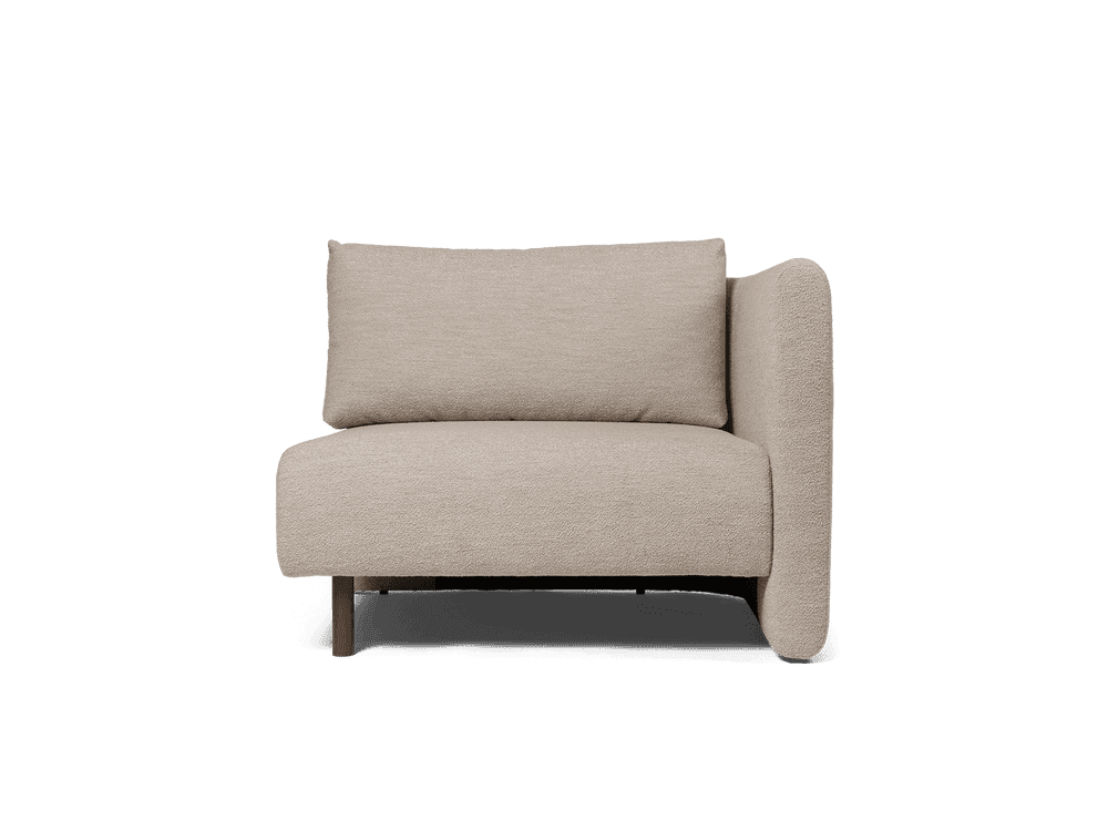 Ferm Living Dase Sofa Armrest Right - Soft Bouclé - Natural — фото 6