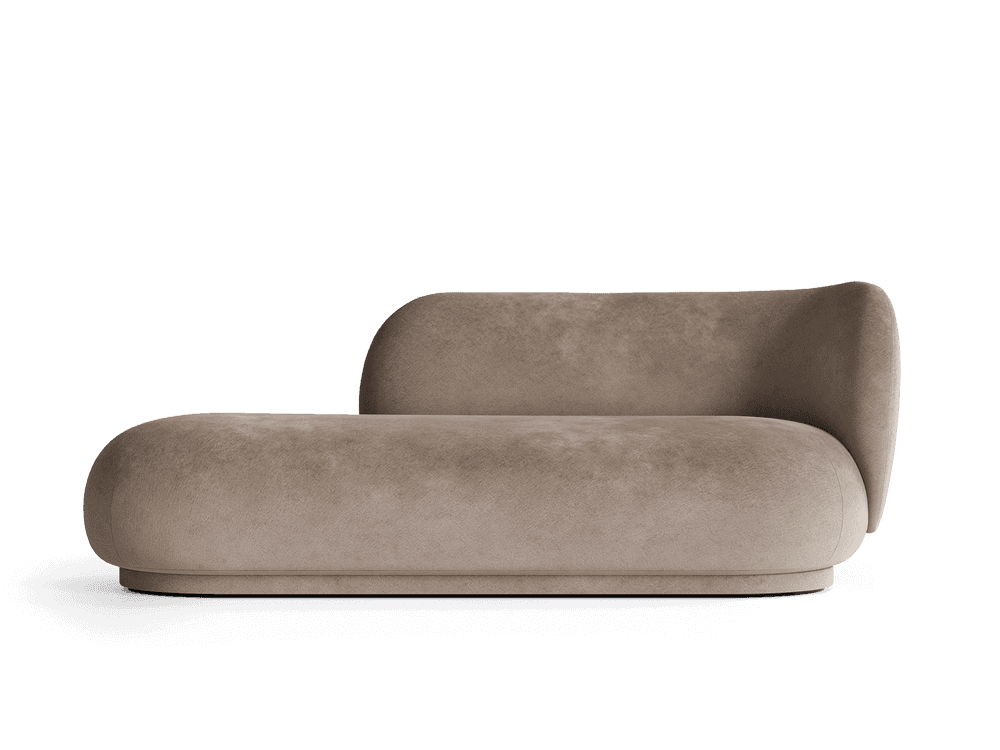 Ferm Living Rico Divan Right - Faded Velvet - Beige — фото 2
