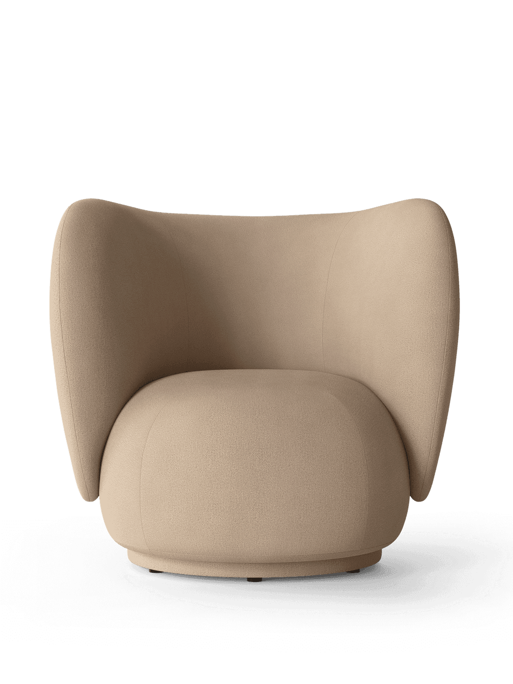 Ferm Living Rico Lounge Chair - Swivel - Brushed - Sand — фото 2