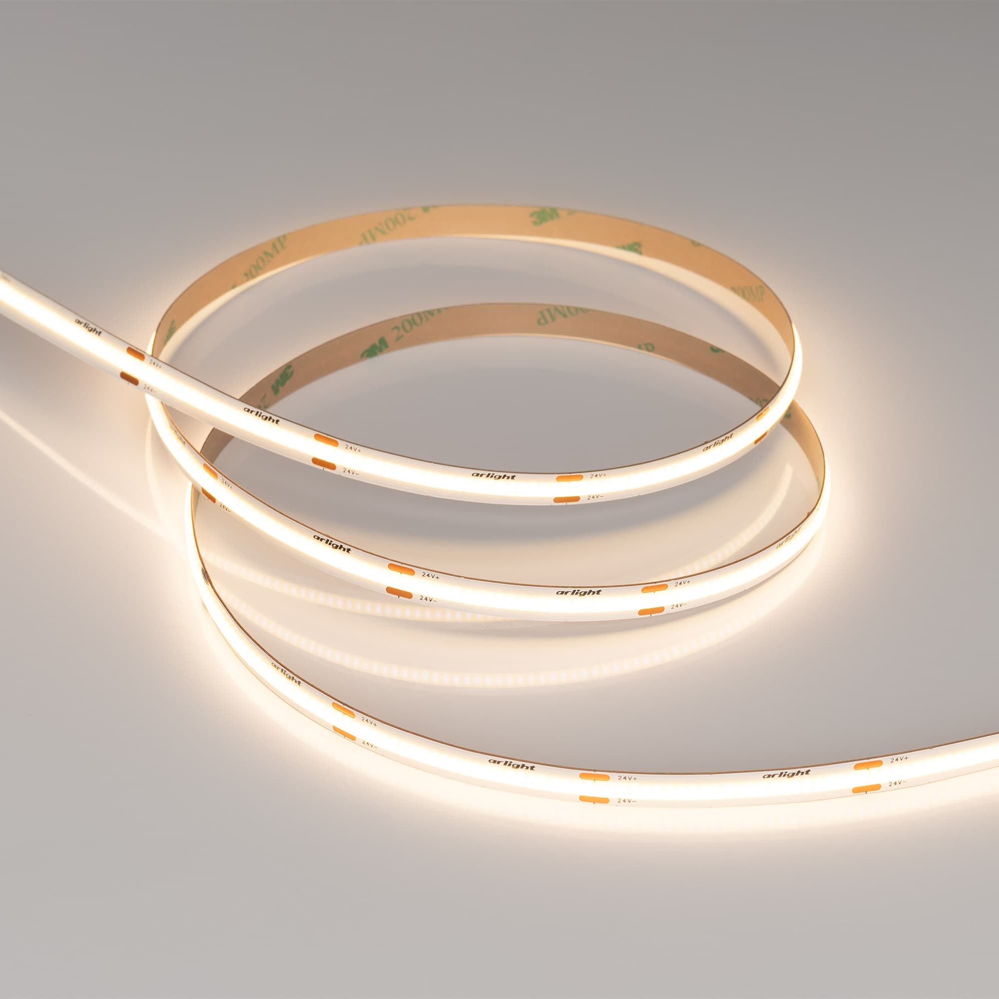Светодиодная лента COB-X480-8mm 24V Warm3000 (8 W/m, IP20, CSP, 5m) (Arlight, -) 039059 — фото 4