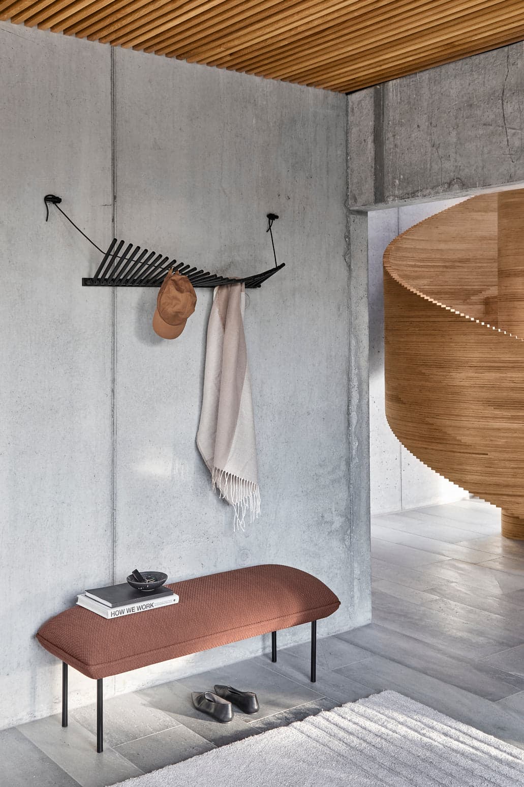 WOUD Knaegt coat rack - Black/black — фото 3