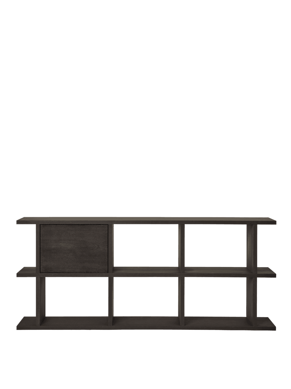 Ferm Living Kona Bookcase Cabinet Insert - Dark Stained Oak — фото 7
