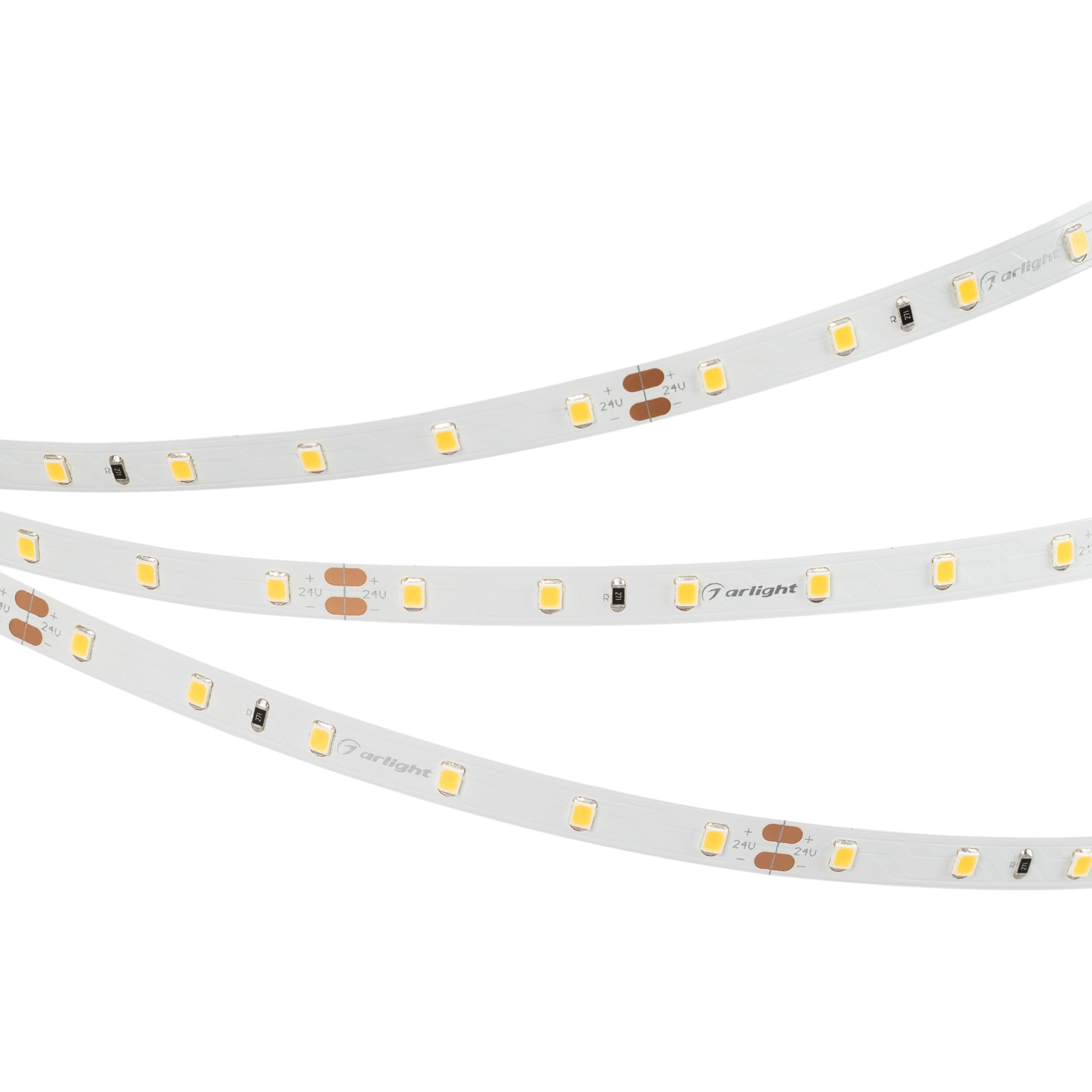 Светодиодная лента RT-A60-8mm 24V Warm2700 CRI98 (4.8 W/m, IP20, 2835, 5m) (Arlight, 4.8 Вт/м, IP20) 021414(2) — фото 3