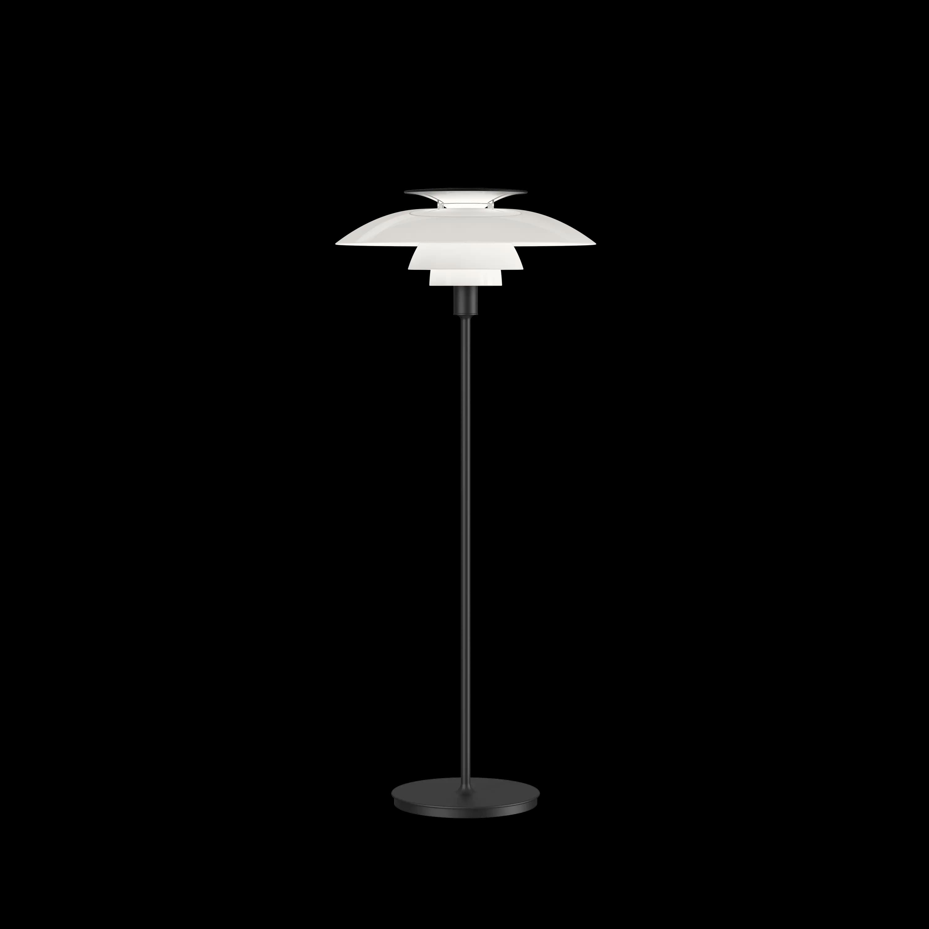 Louis Poulsen PH 80 Floor Lamp Opal white/black