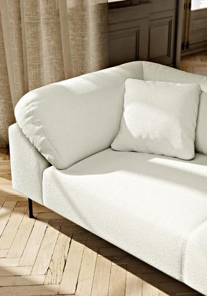 WOUD Collar 2.5-seater - Off white bouclé — фото 3