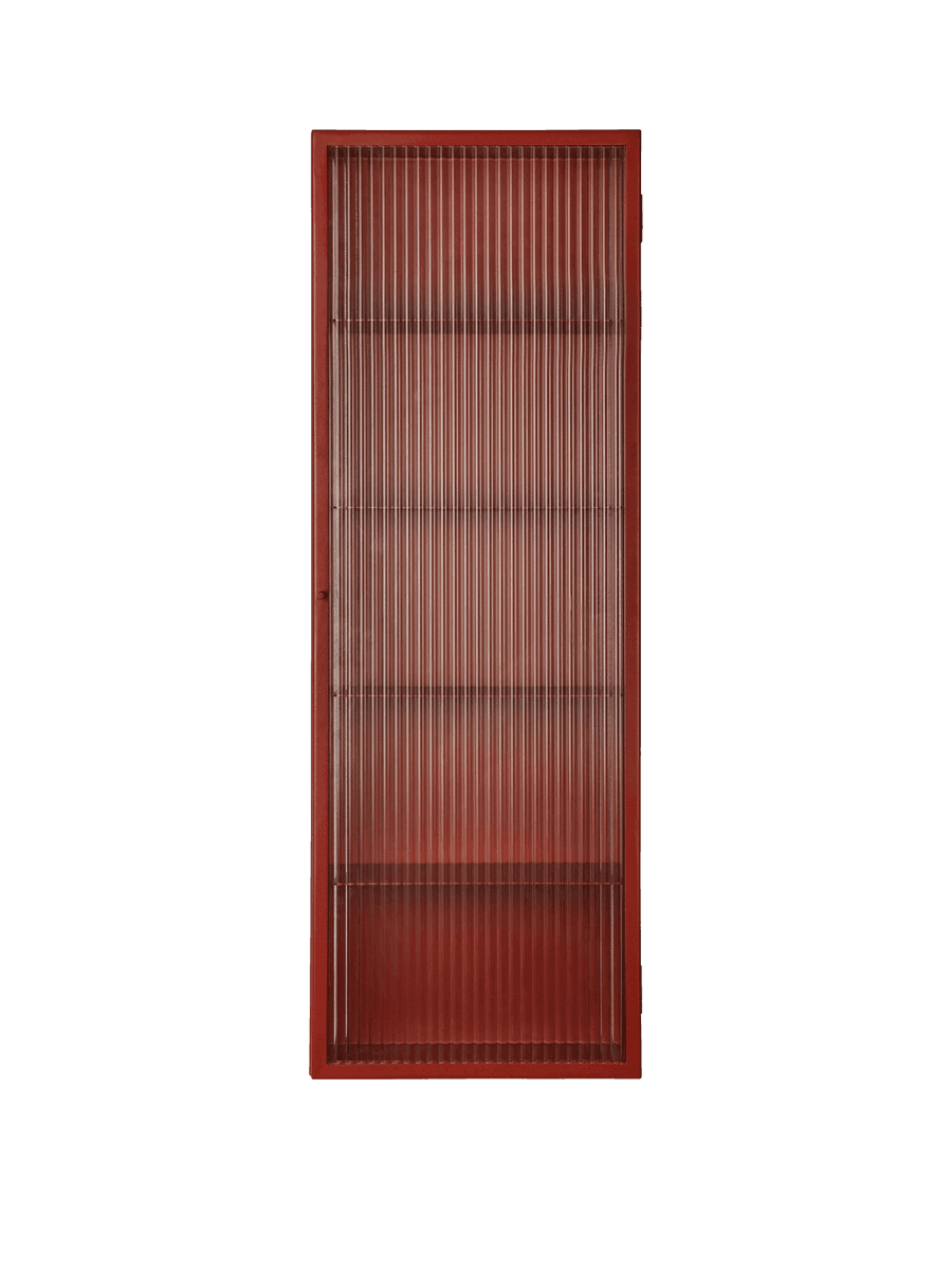 Ferm Living Haze Wall Cabinet - Tall - Oxide Red
