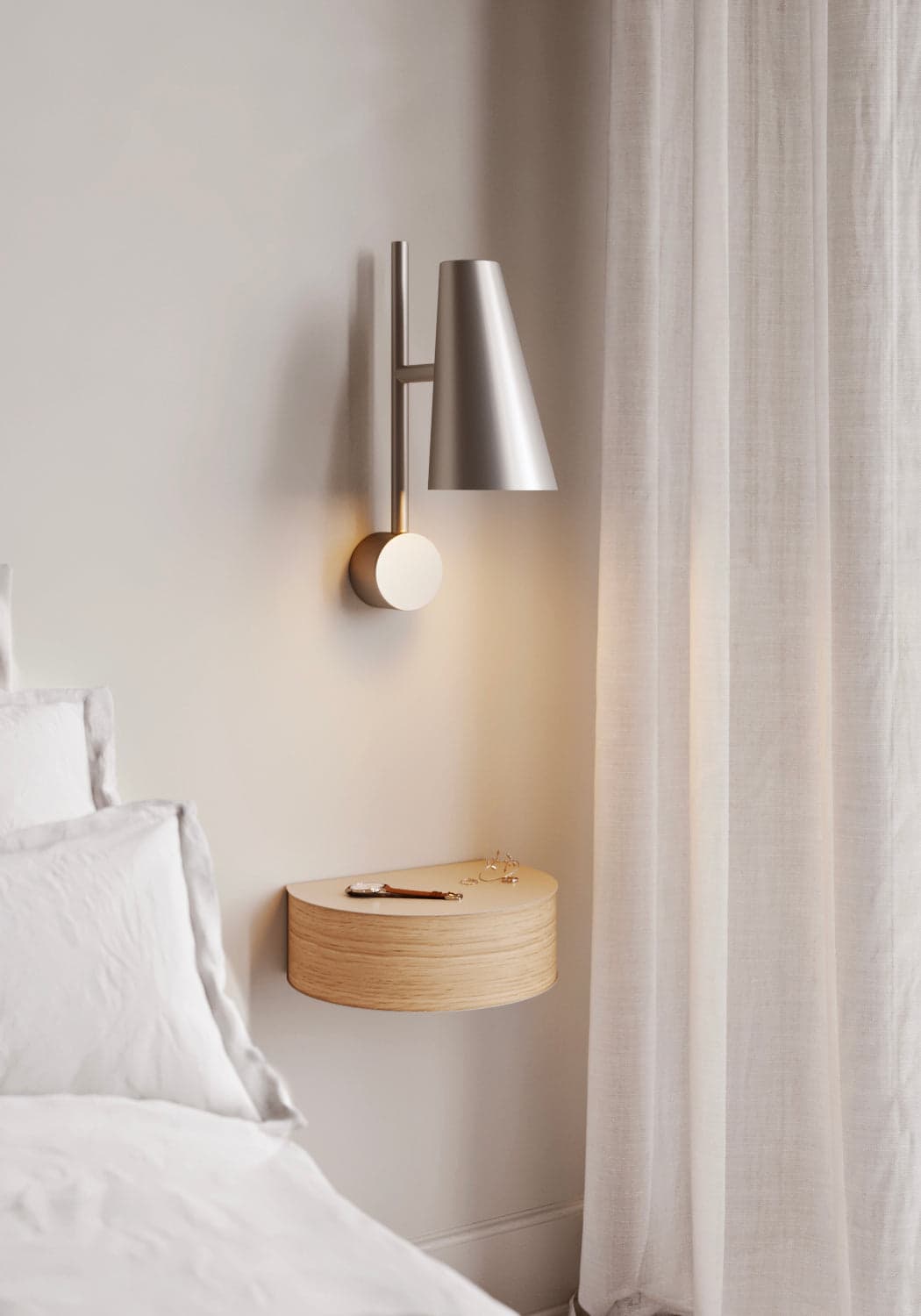 WOUD Wallie wall drawer - Oak / Grey beige — фото 3