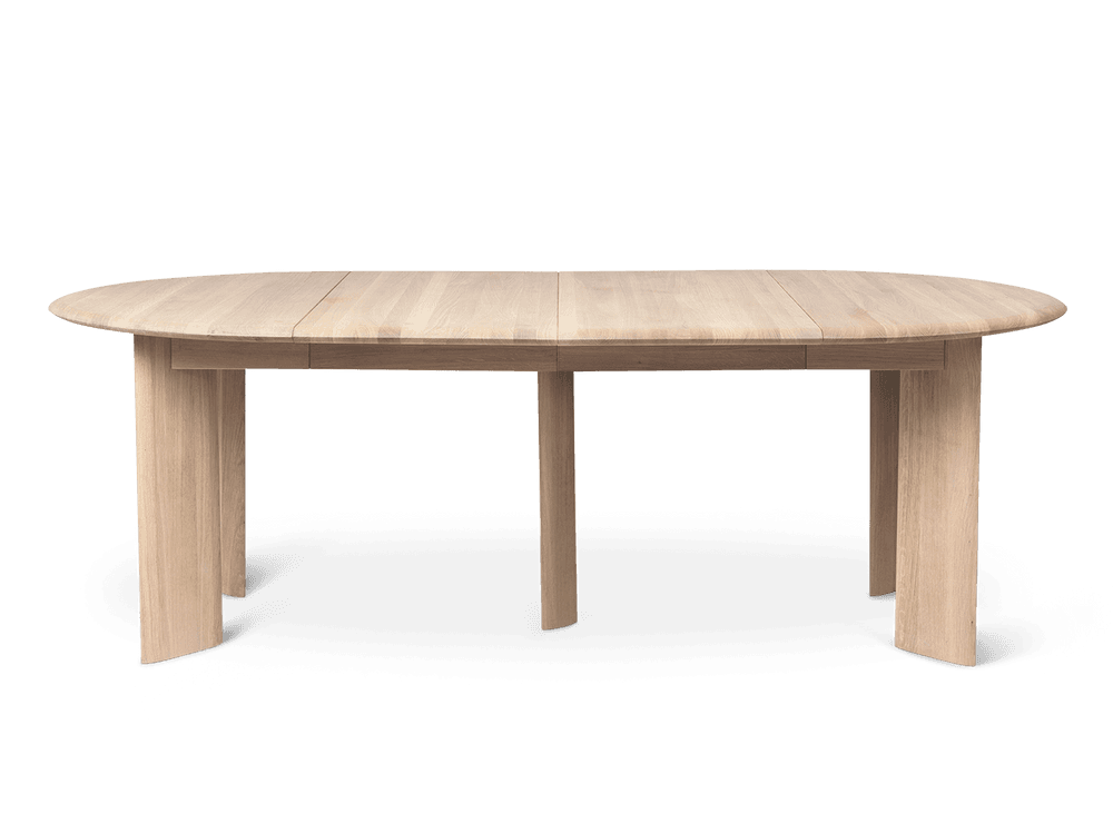 Ferm Living Bevel Table - Extendable x 2 - White Oiled Oak — фото 2