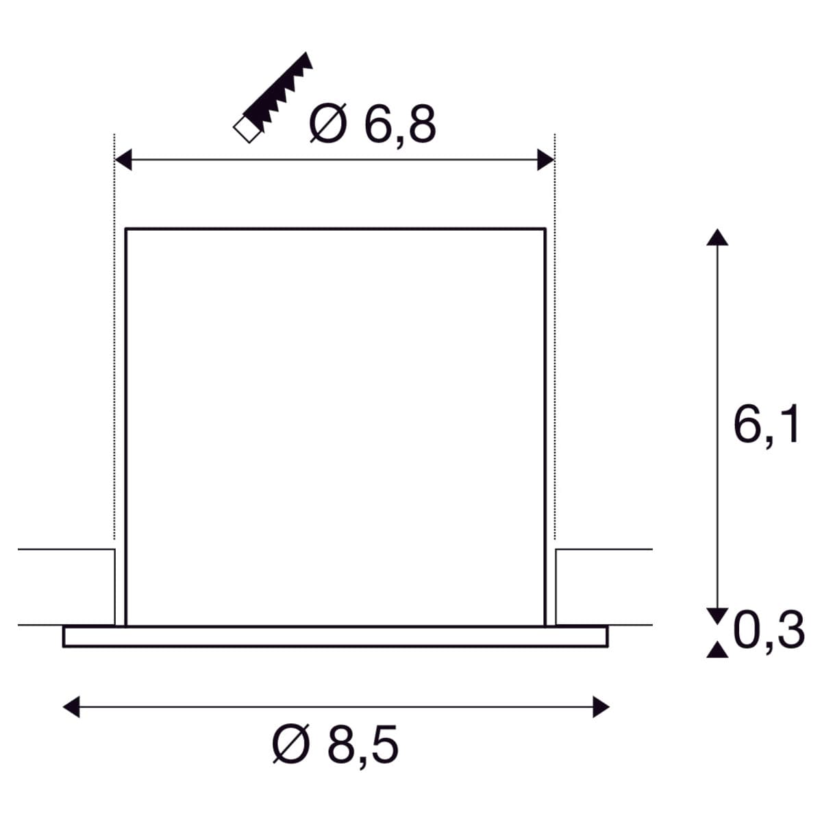 SLV UNIVERSAL DOWNLIGHT MOVE PHASE Einbauleuchte — фото 55