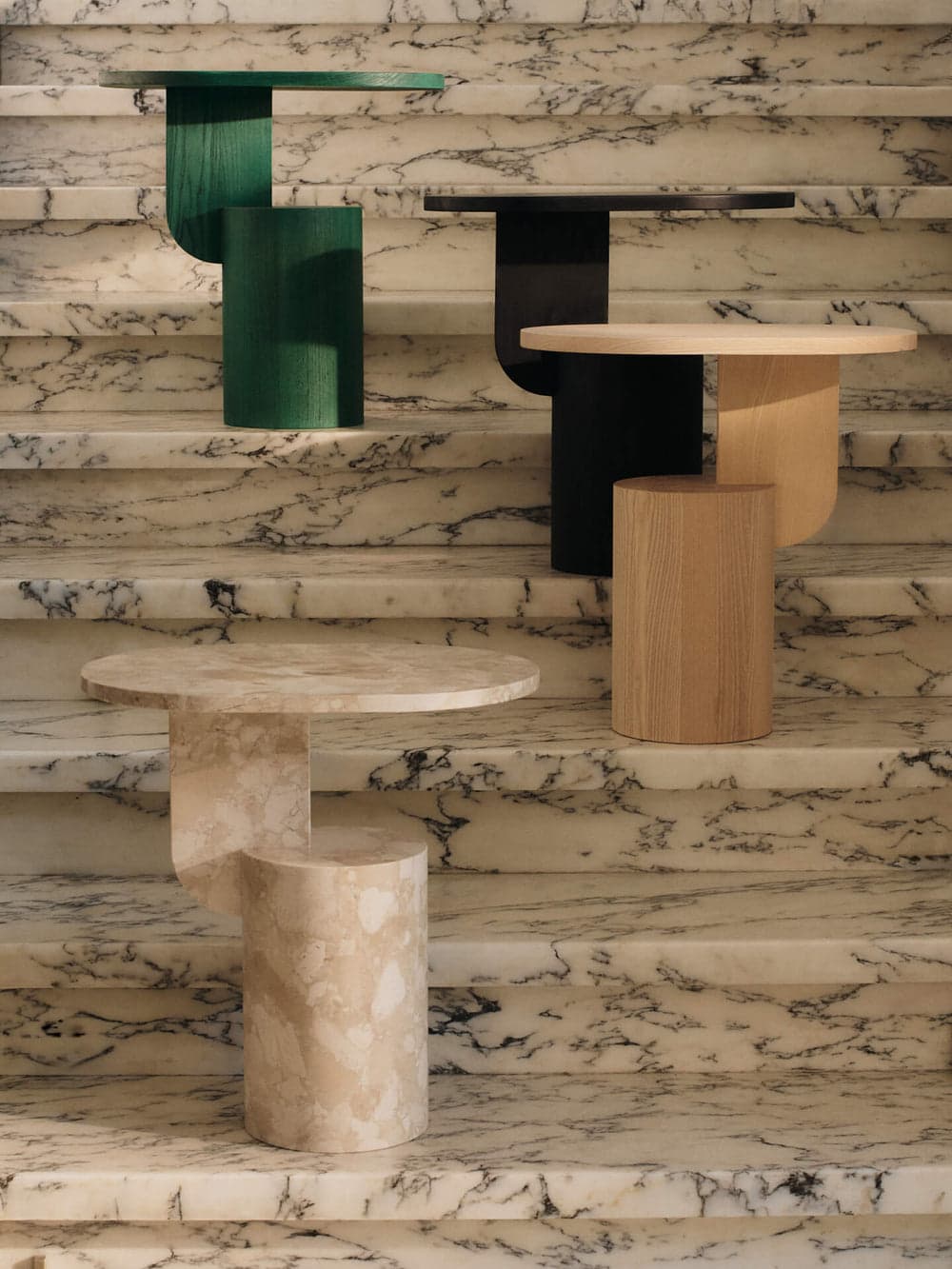 Ferm Living Insert Side Table - Myrtle Green Stained — фото 5