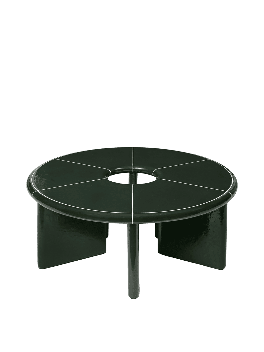 Ferm Living Deya Coffee Table - Dark Green — фото 5
