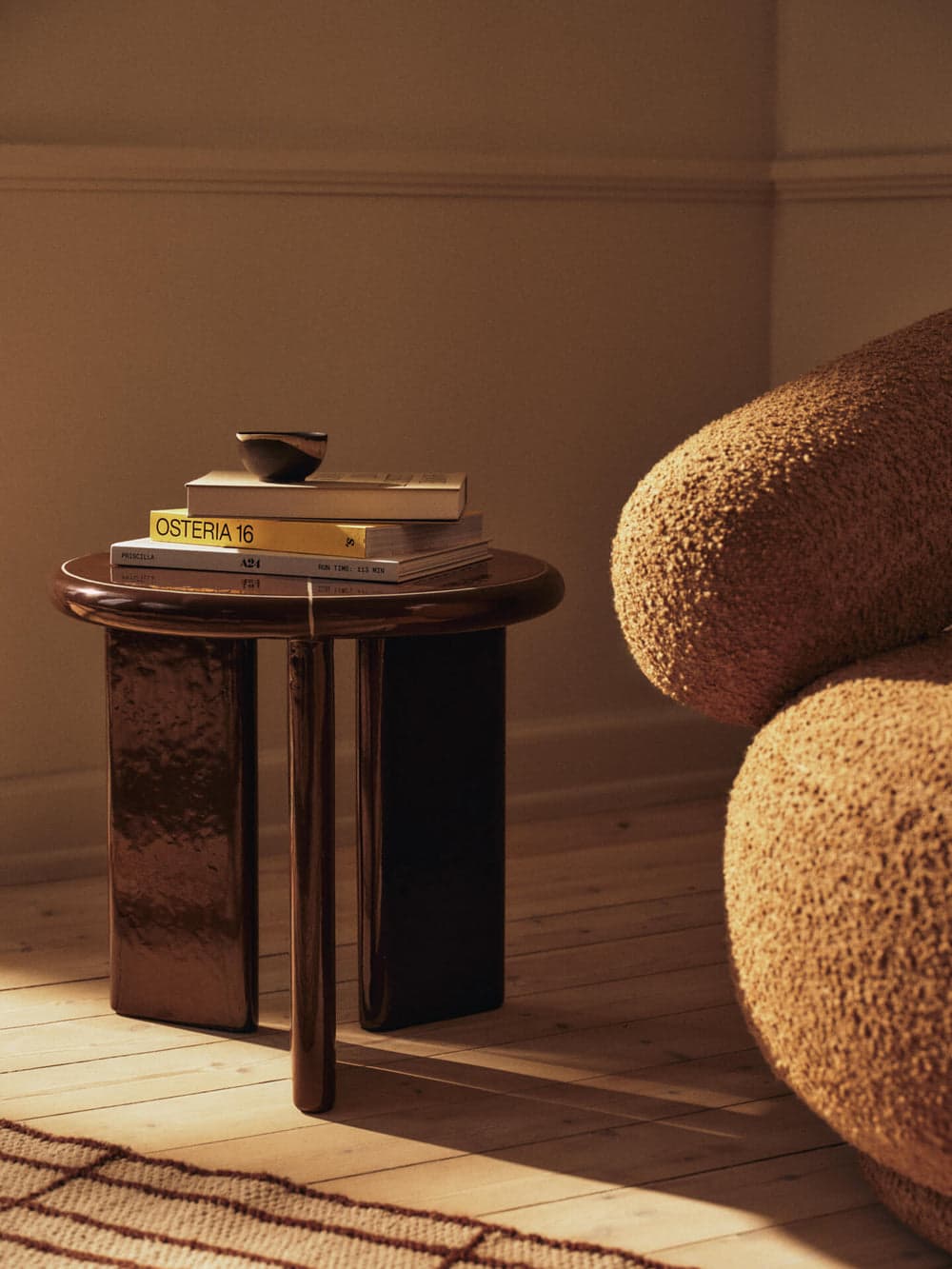Ferm Living Deya Side Table - Chestnut Brown — фото 3