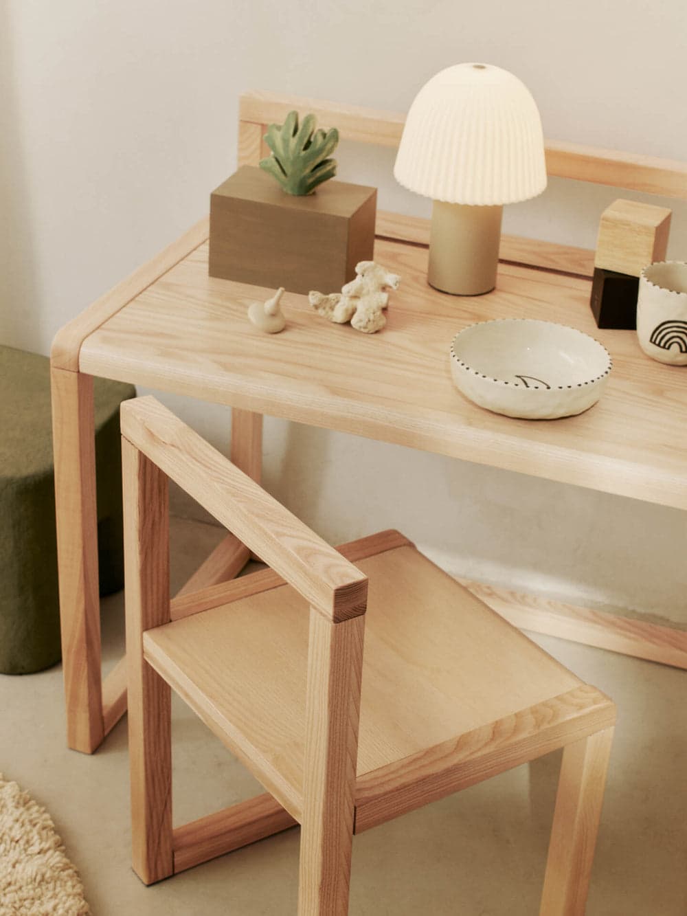 Ferm Living Frill Portable Lamp - Cashmere/White — фото 5