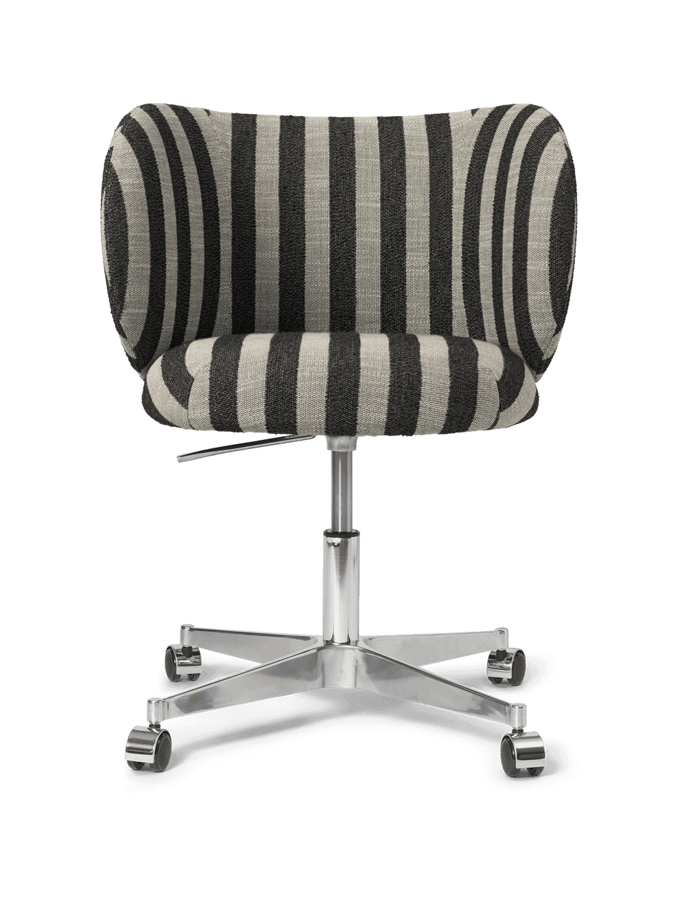 Ferm Living Rico Dining Chair - Castors - Louisiana - Sand/Black — фото 2