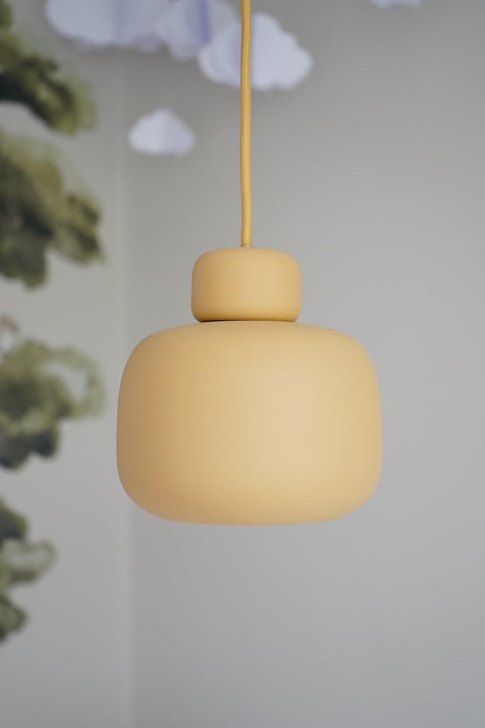 WOUD Stone pendant (Small) - Mustard — фото 4