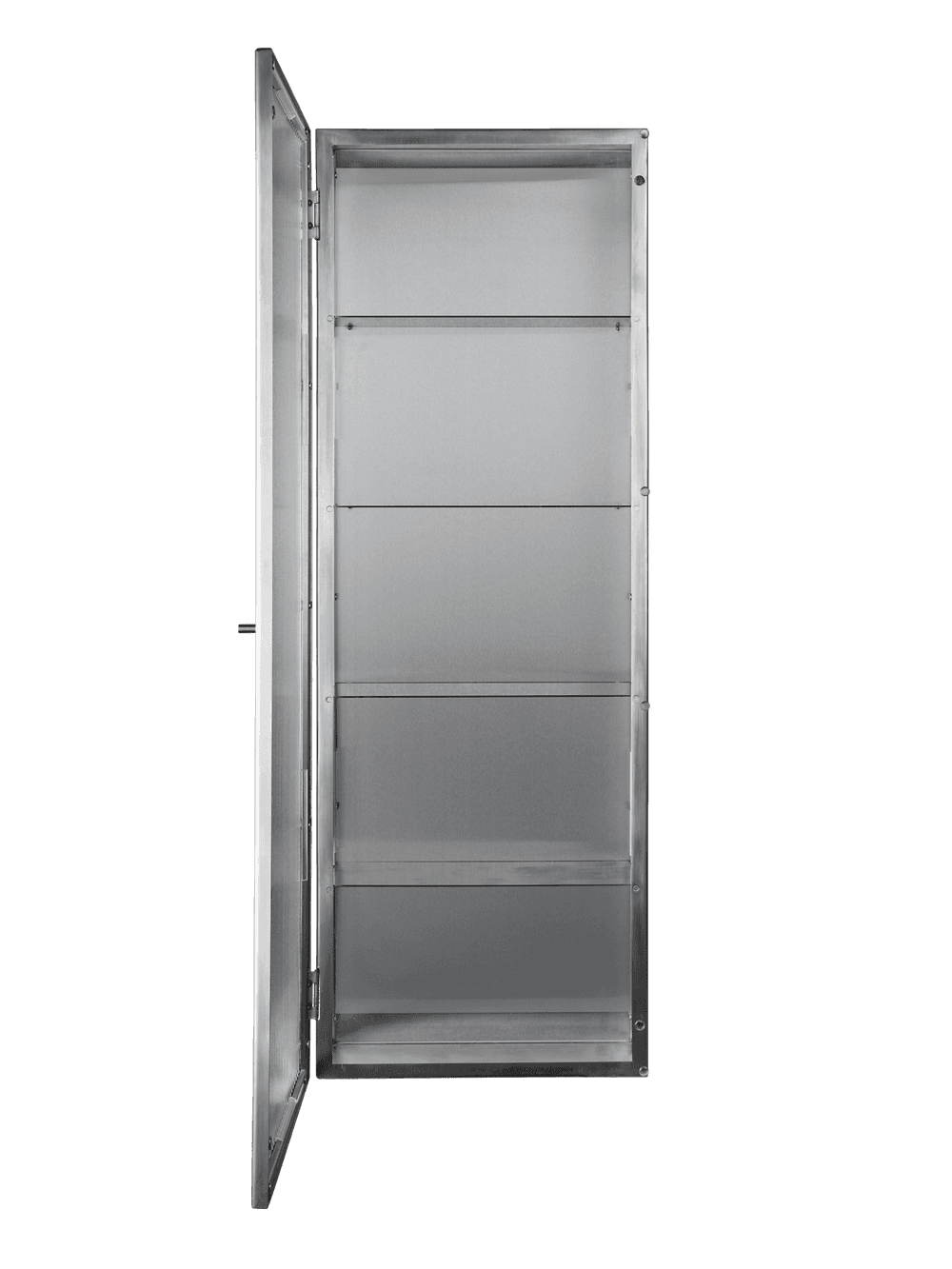 Ferm Living Haze Wall Cabinet - Tall - Brushed Stainless Steel — фото 9