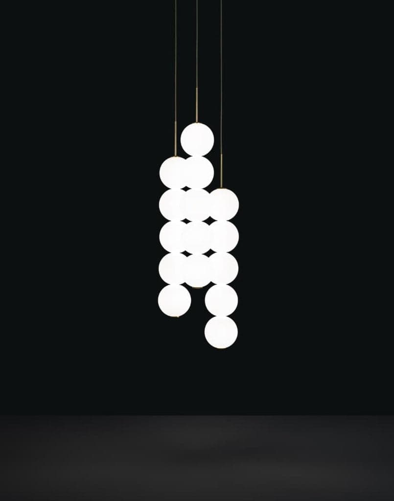 Terzani Abacus 3 round multi light pendant — фото 3
