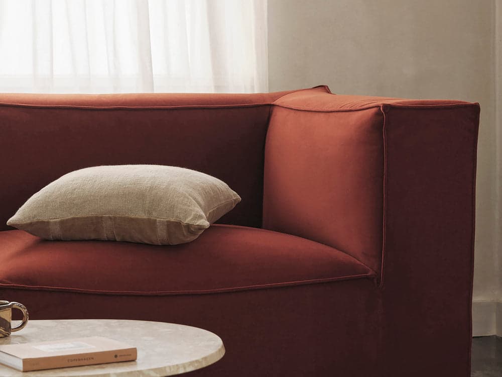 Ferm Living Catena Sofa Armrest Right S401 - Rich Velvet - Rust — фото 3