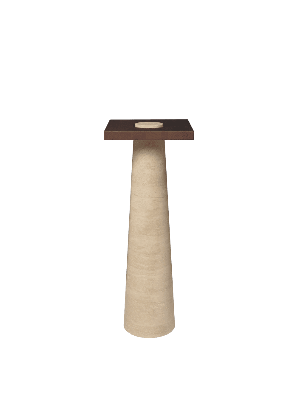 Ferm Living Grova Pedestal - Travertine — фото 2
