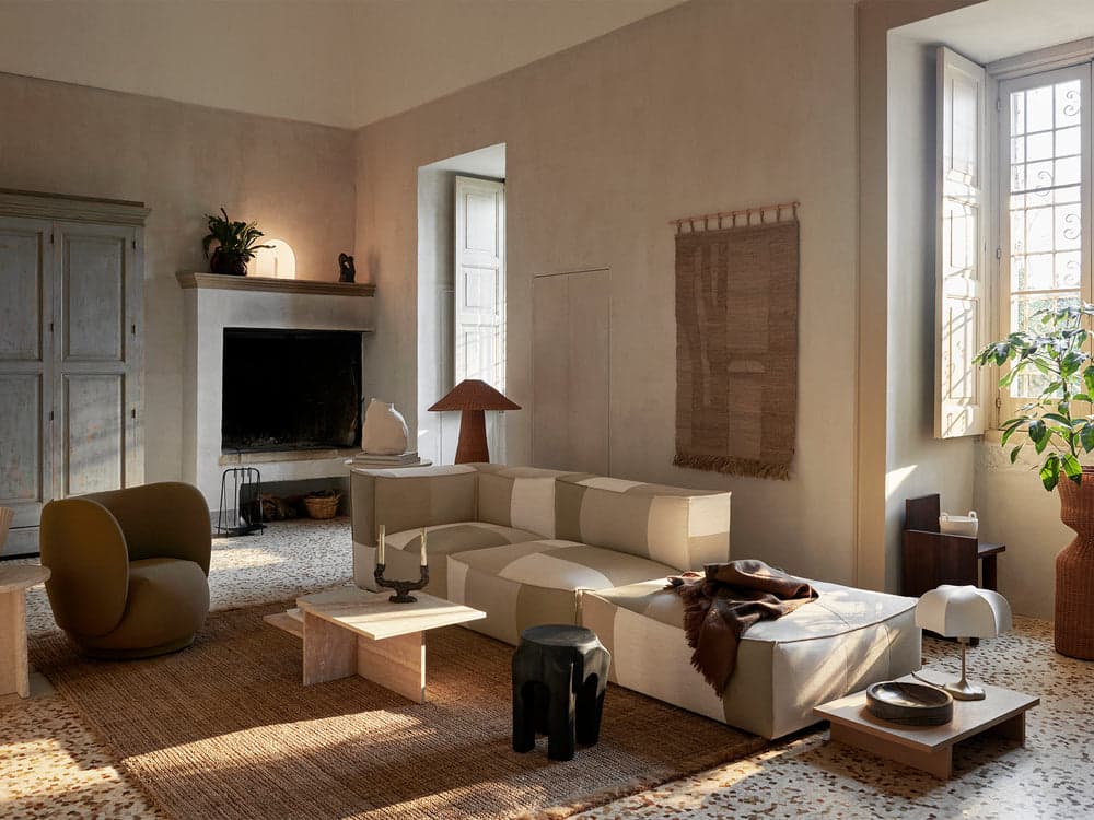 Ferm Living Catena Pouf Square L500 - Patchwork — фото 3