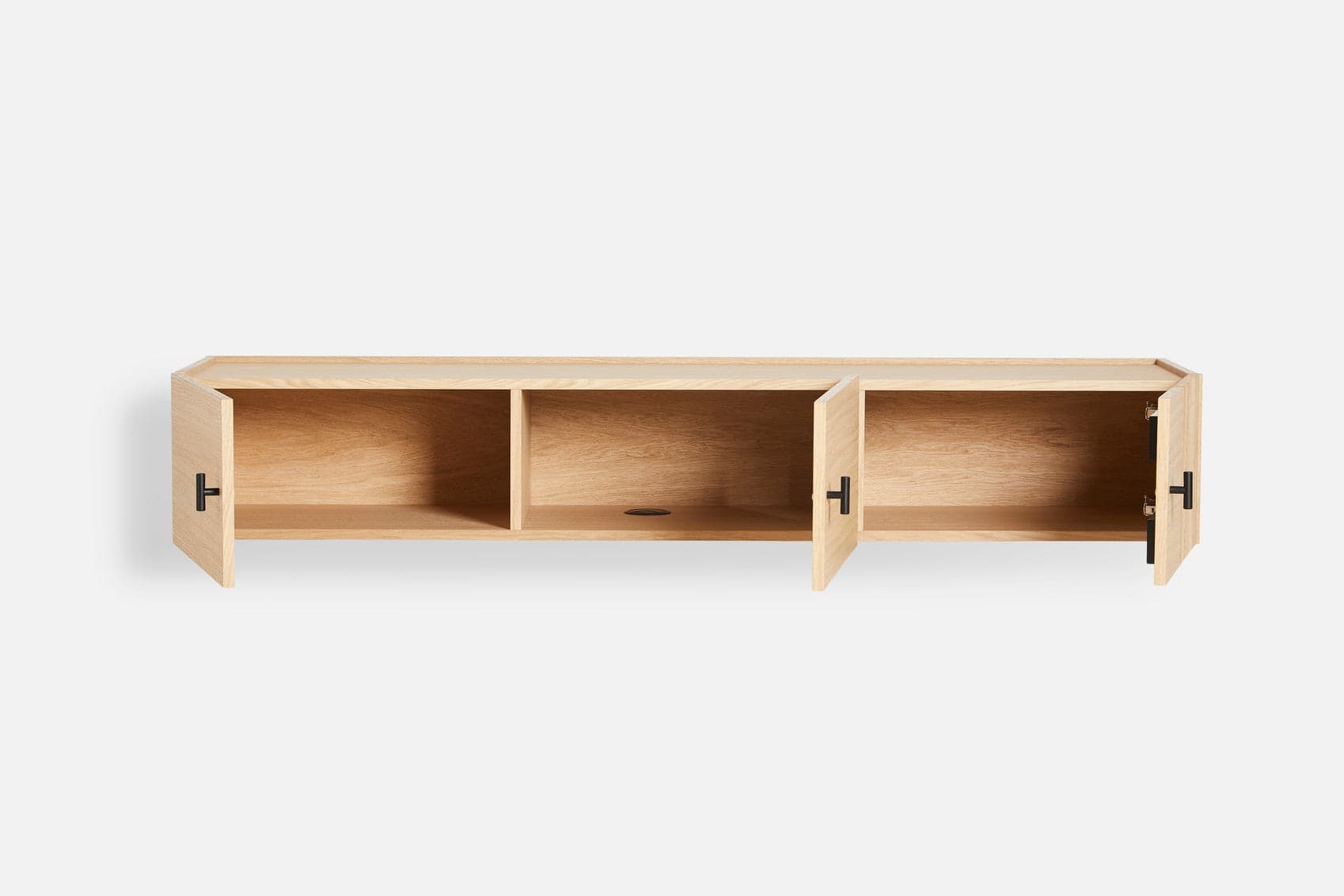 WOUD Array wall-mounted sideboard (150 cm) - White pigmented oak — фото 3