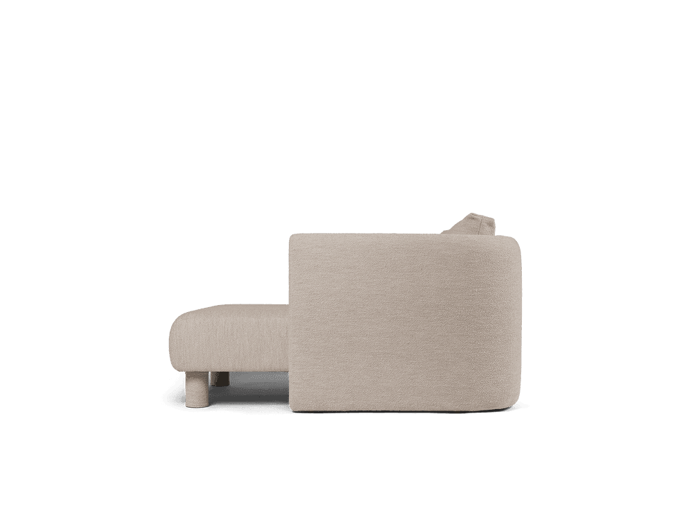 Ferm Living Dase Sofa Chaise Longue Right - Soft Bouclé - Natural — фото 5
