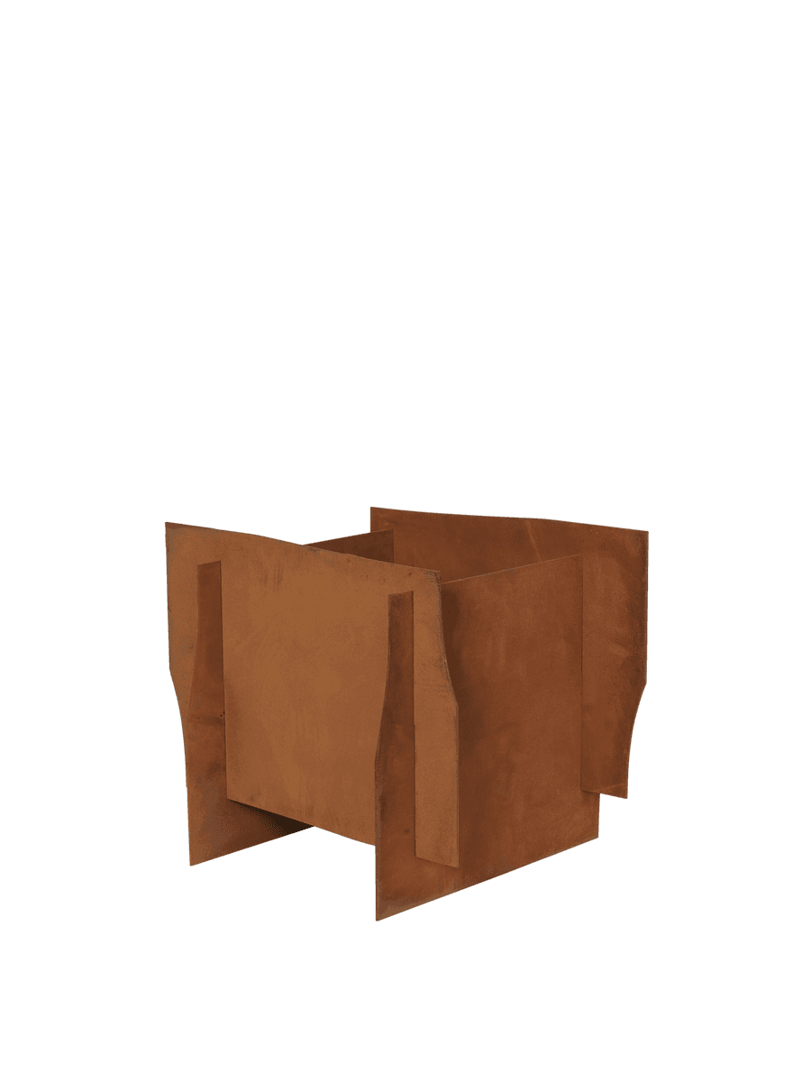 Ferm Living Lapel Planter - Square - Rust