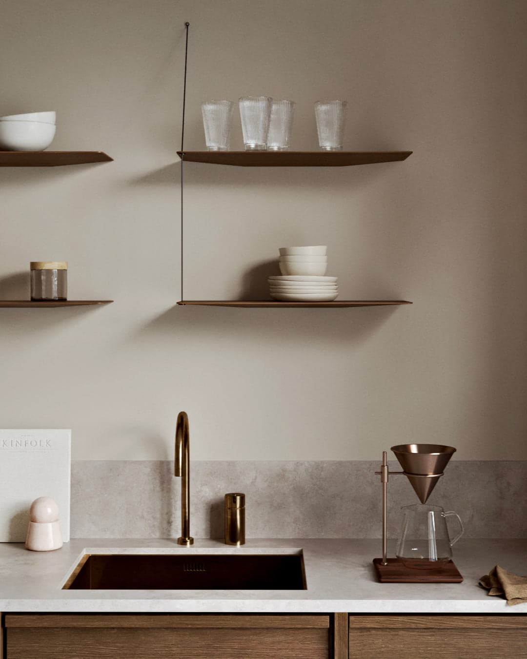 WOUD Stedge shelf (60 cm) - Smoked oak — фото 3