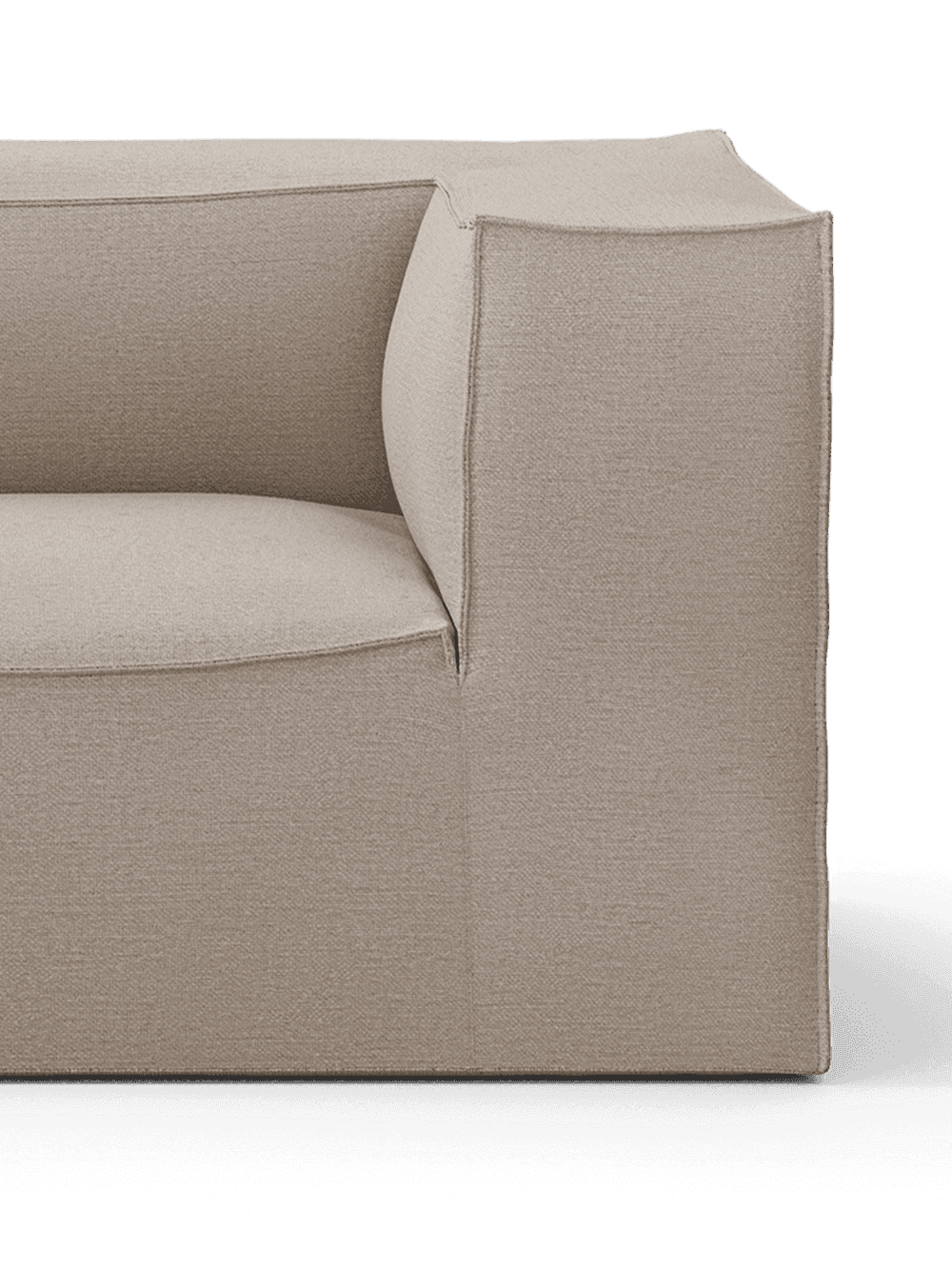 Ferm Living Catena Sofa Armrest Right L401 - Cotton Linen - Natural — фото 3